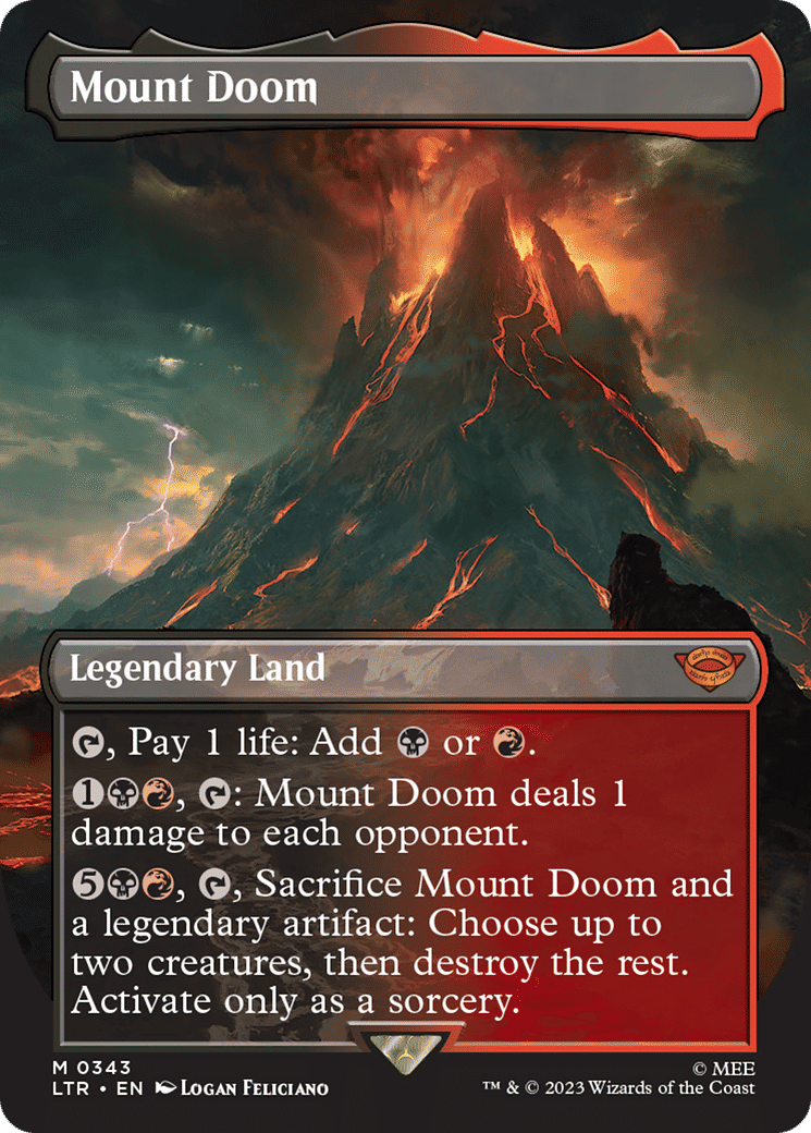 Mount Doom — The Lord of the Rings: Tales of Middle-earth — Magic: The Gathering