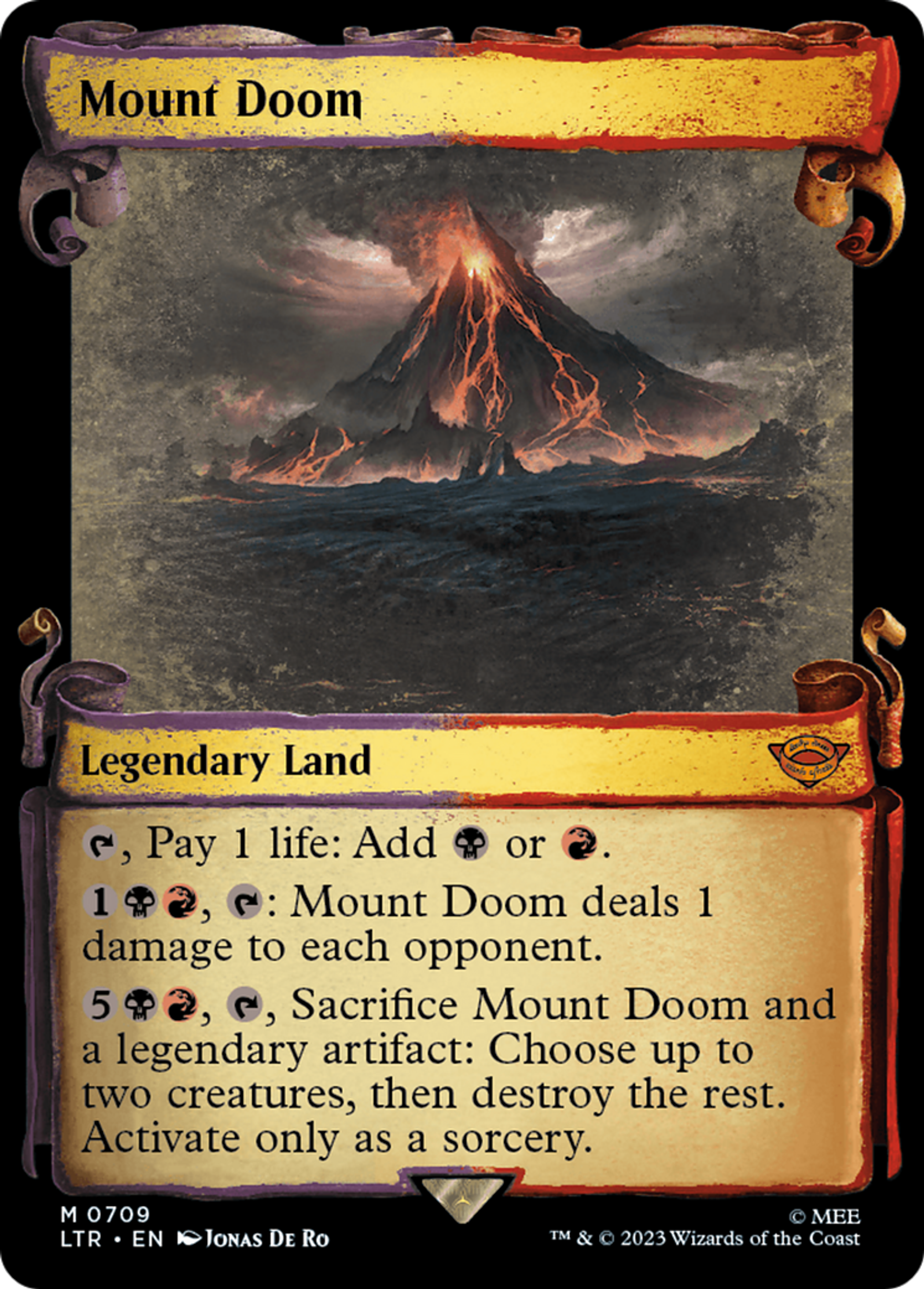 Mount Doom — The Lord of the Rings: Tales of Middle-earth — Magic: The Gathering