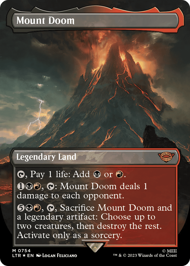 Mount Doom — The Lord of the Rings: Tales of Middle-earth — Magic: The Gathering
