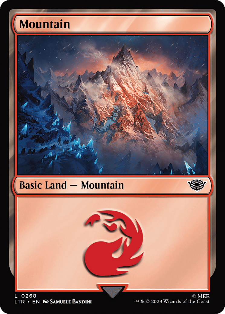 Mountain — The Lord of the Rings: Tales of Middle-earth — Magic: The Gathering