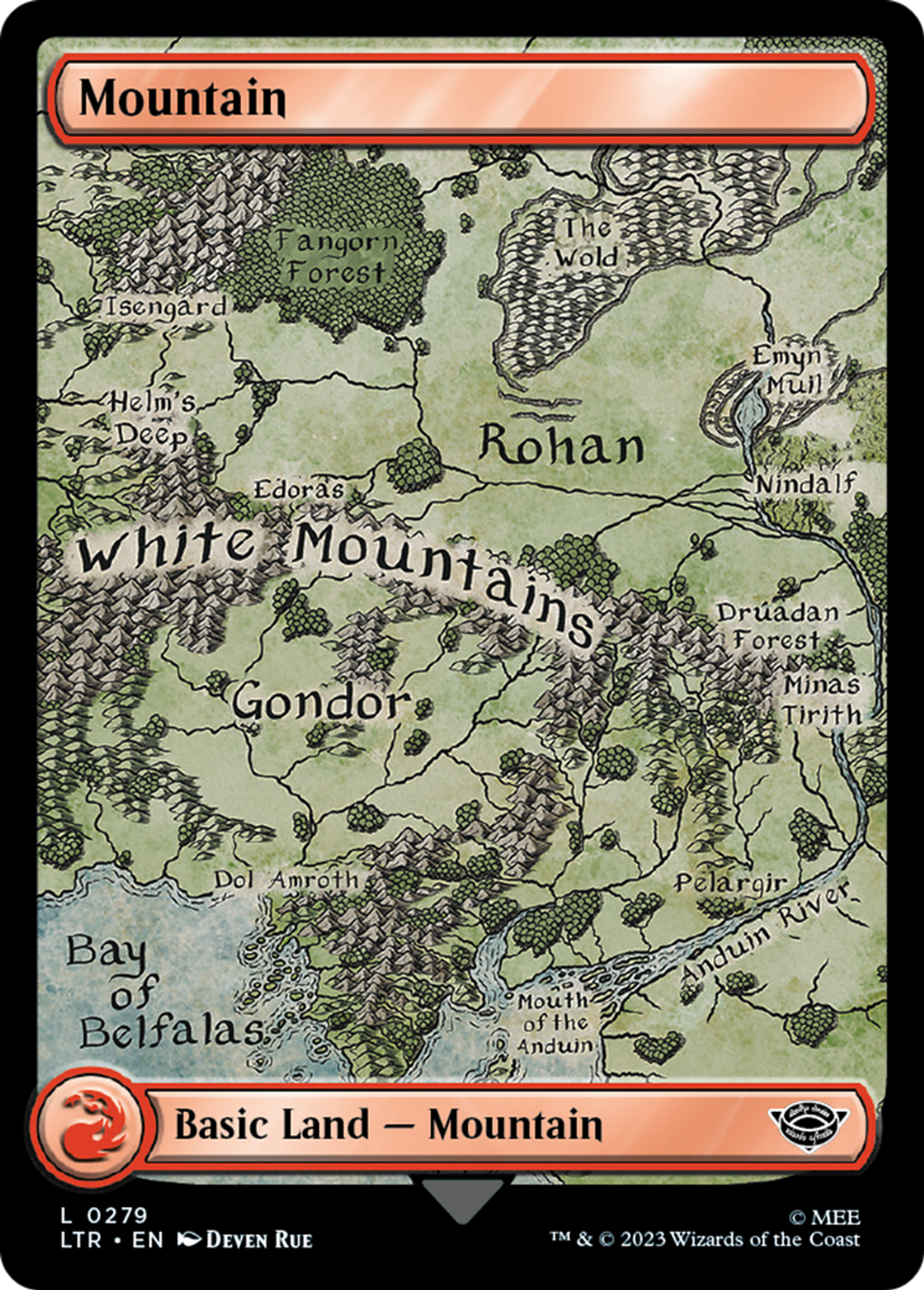 Mountain — The Lord of the Rings: Tales of Middle-earth — Magic: The Gathering