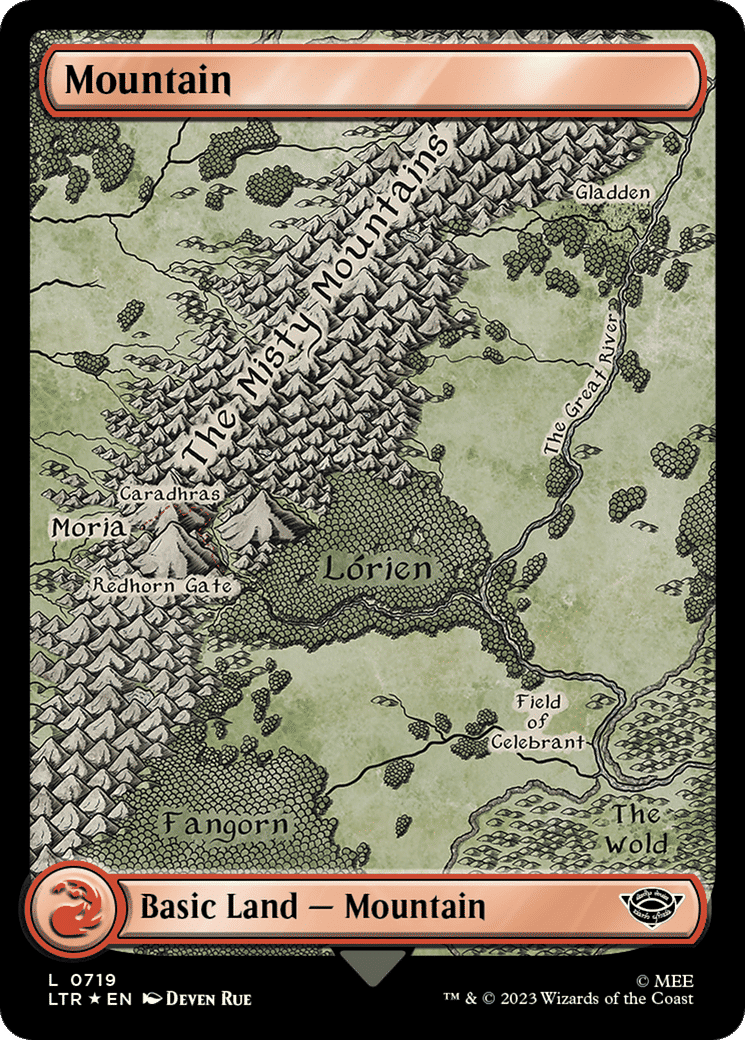 Montagne — The Lord of the Rings: Tales of Middle-earth — Magic: The Gathering