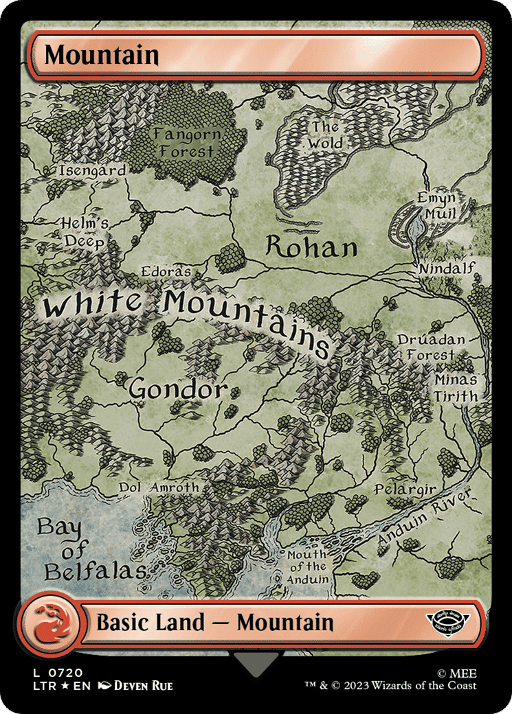Montagne — The Lord of the Rings: Tales of Middle-earth — Magic: The Gathering