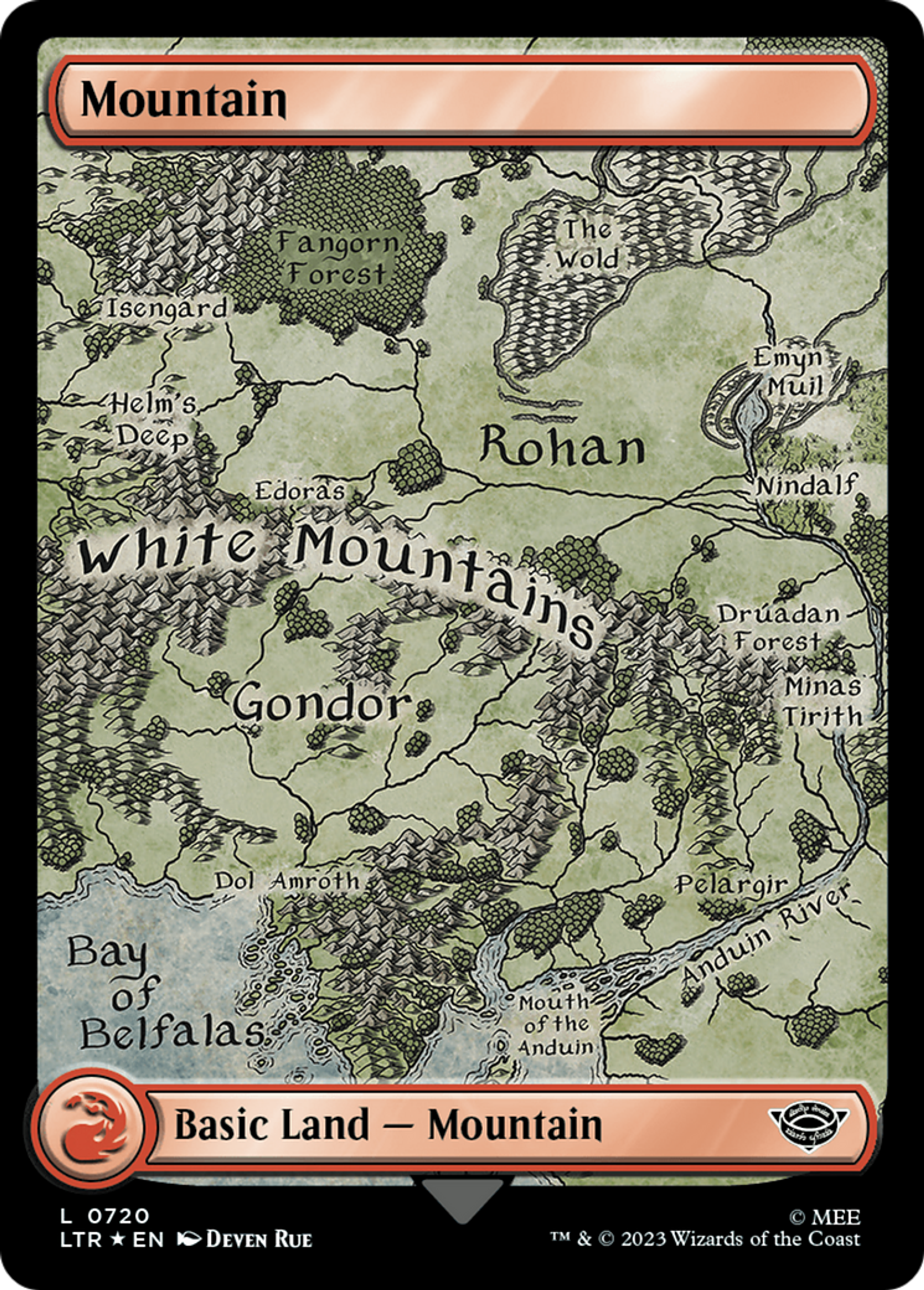 Montagne — The Lord of the Rings: Tales of Middle-earth — Magic: The Gathering