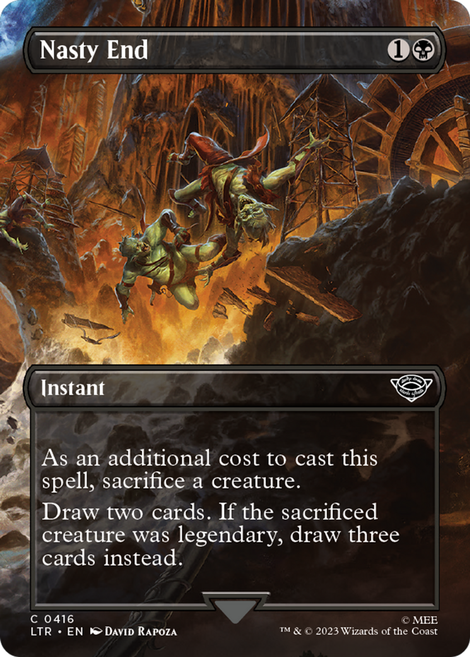 Nasty End — The Lord of the Rings: Tales of Middle-earth — Magic: The Gathering