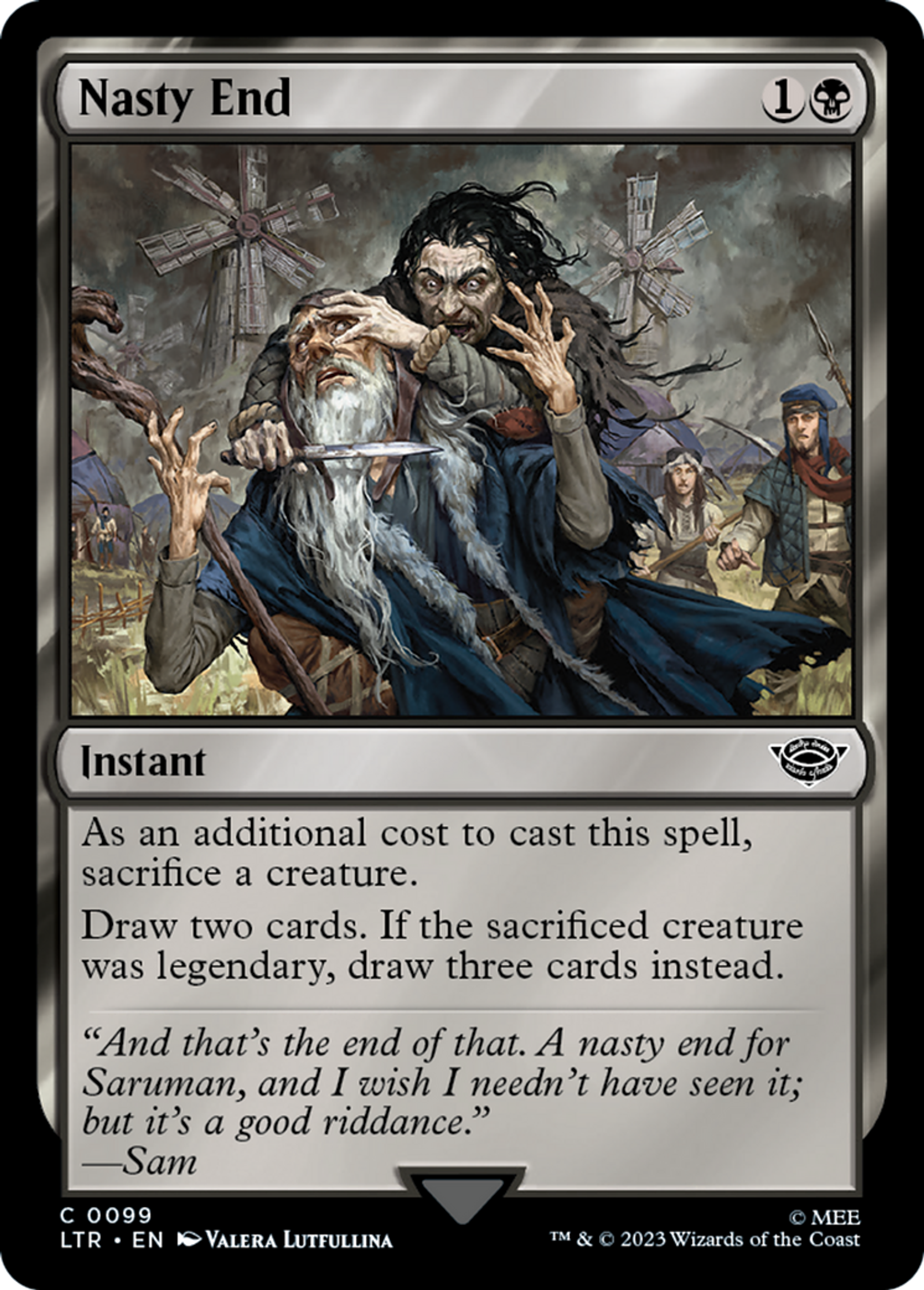 Nasty End — The Lord of the Rings: Tales of Middle-earth — Magic: The Gathering