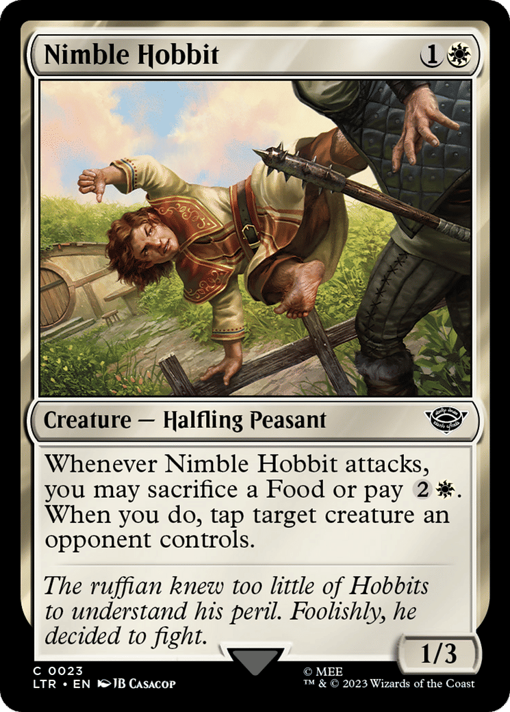 Nimble Hobbit — The Lord of the Rings: Tales of Middle-earth — Magic: The Gathering