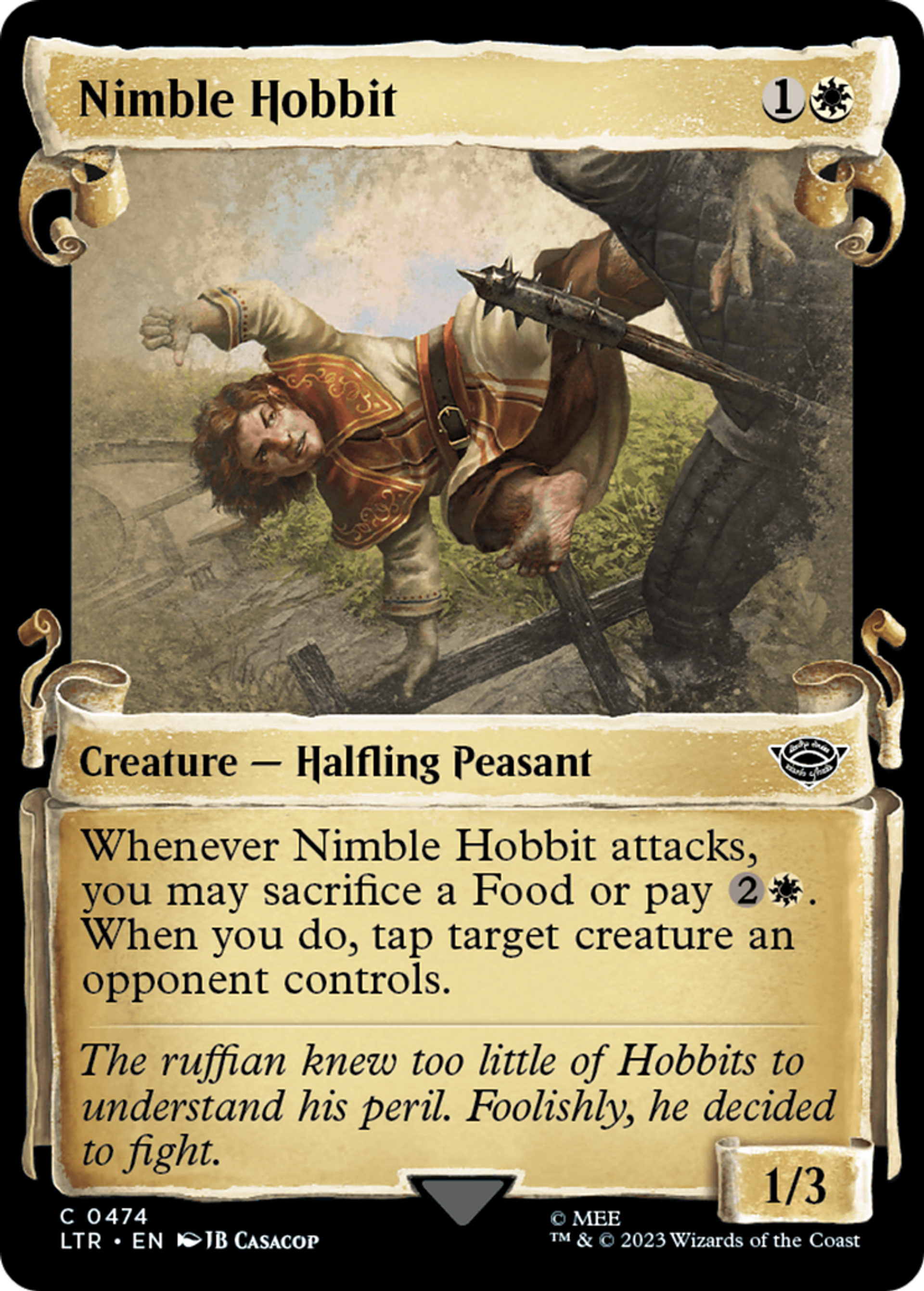 Nimble Hobbit — The Lord of the Rings: Tales of Middle-earth — Magic: The Gathering