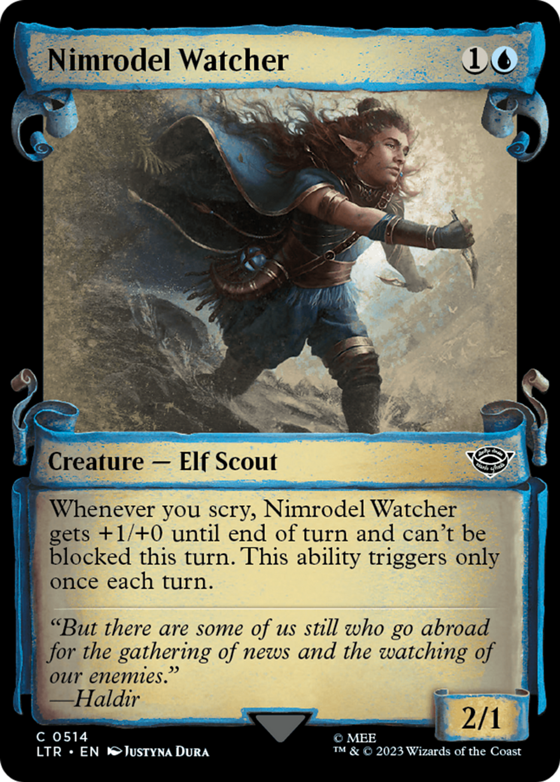 Nimrodel Watcher — The Lord of the Rings: Tales of Middle-earth — Magic: The Gathering