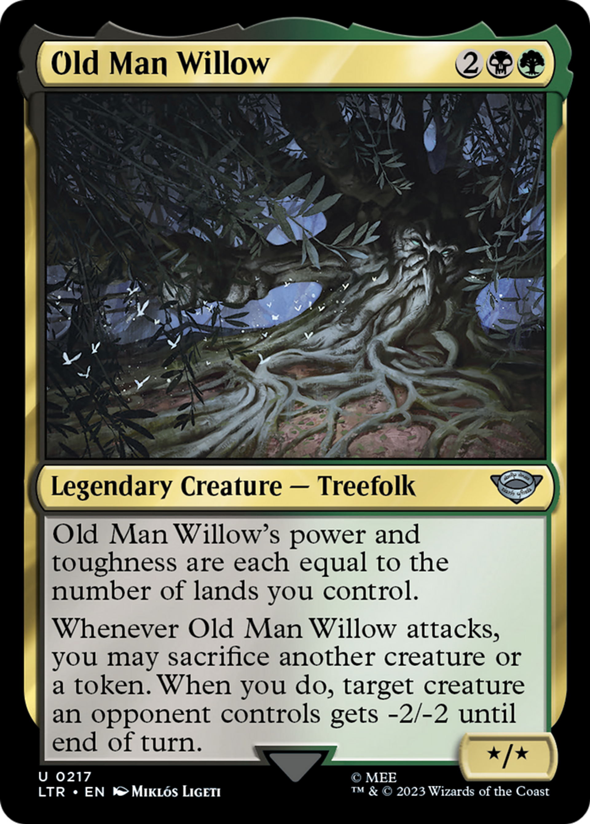 Old Man Willow — The Lord of the Rings: Tales of Middle-earth — Magic: The Gathering