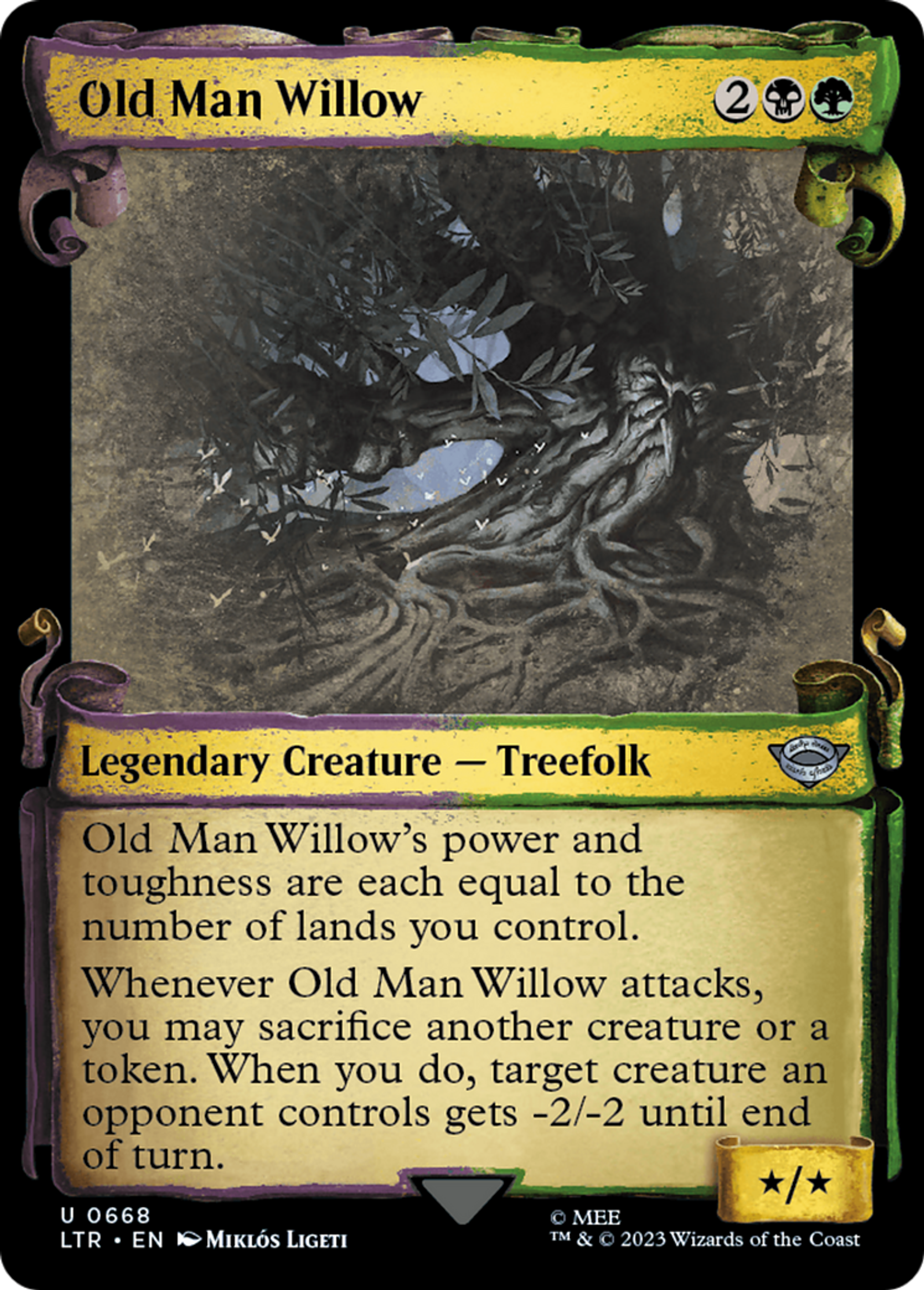 Old Man Willow — The Lord of the Rings: Tales of Middle-earth — Magic: The Gathering