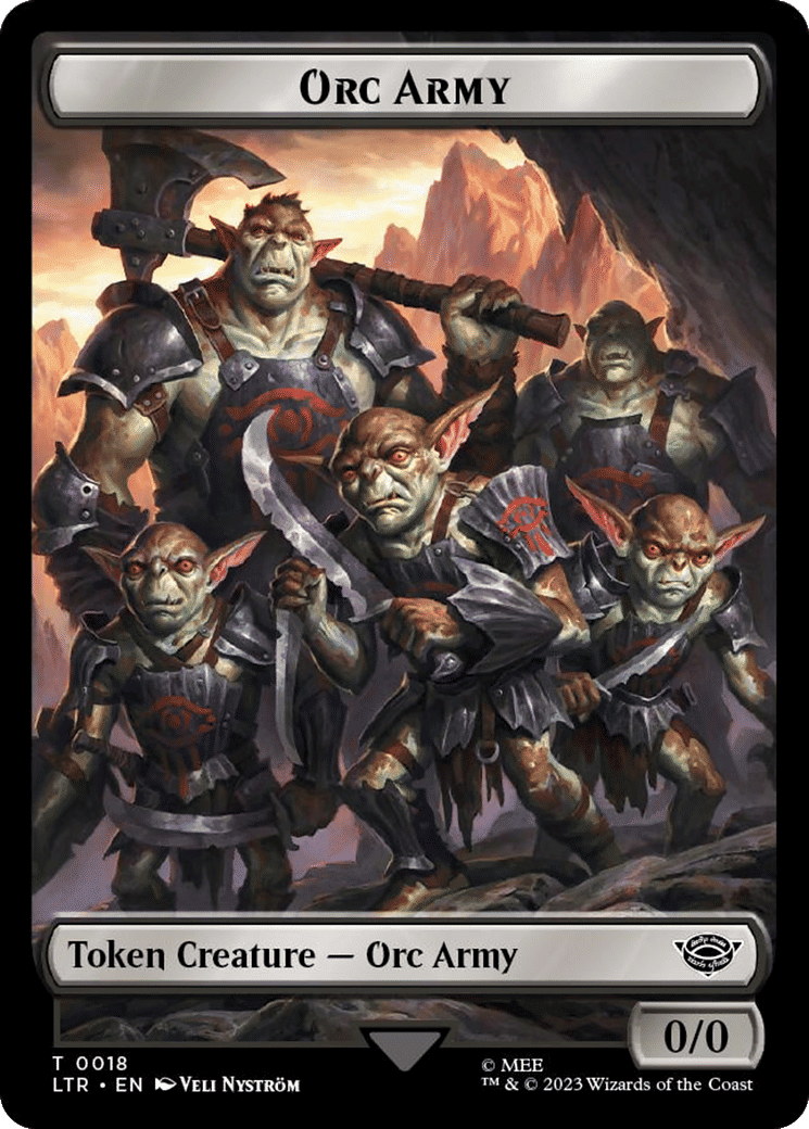Orc Army — The Lord of the Rings: Tales of Middle-earth — Magic: The Gathering