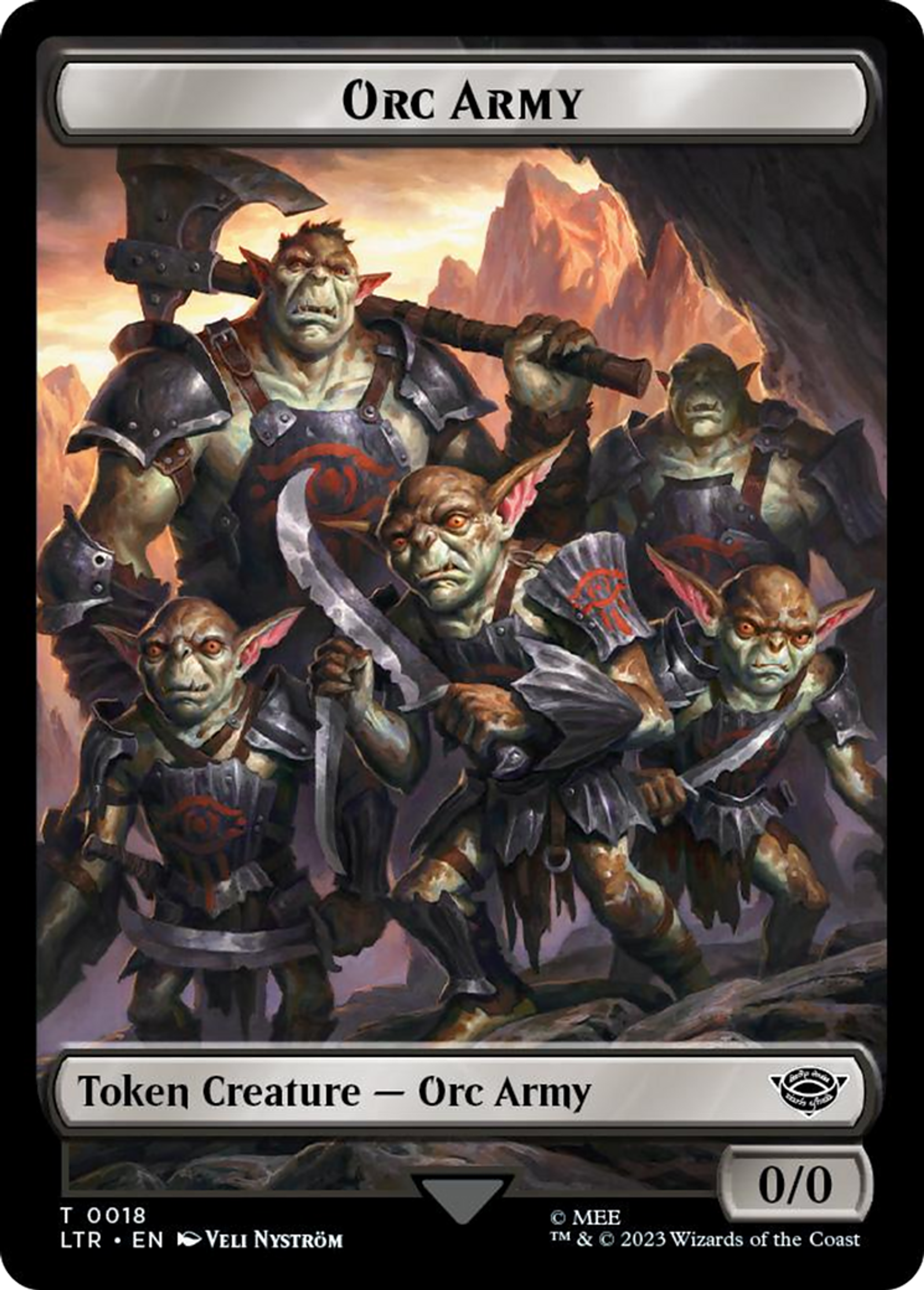 Orc Army — The Lord of the Rings: Tales of Middle-earth — Magic: The Gathering
