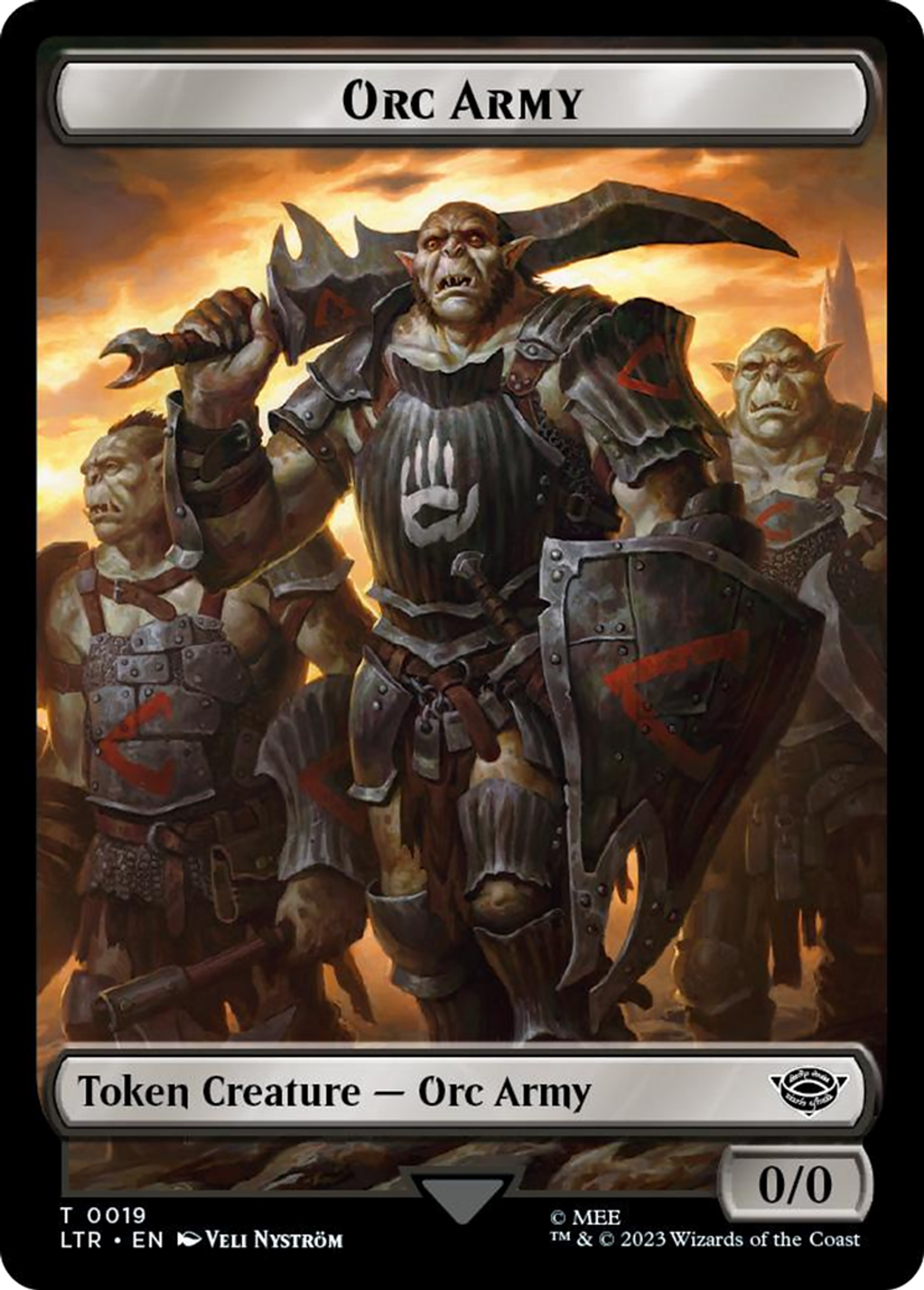 Orc Army — The Lord of the Rings: Tales of Middle-earth — Magic: The Gathering