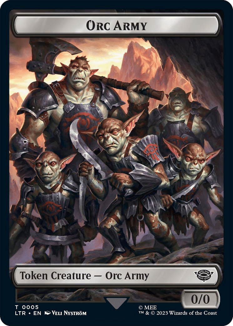 Orc Army — The Lord of the Rings: Tales of Middle-earth — Magic: The Gathering