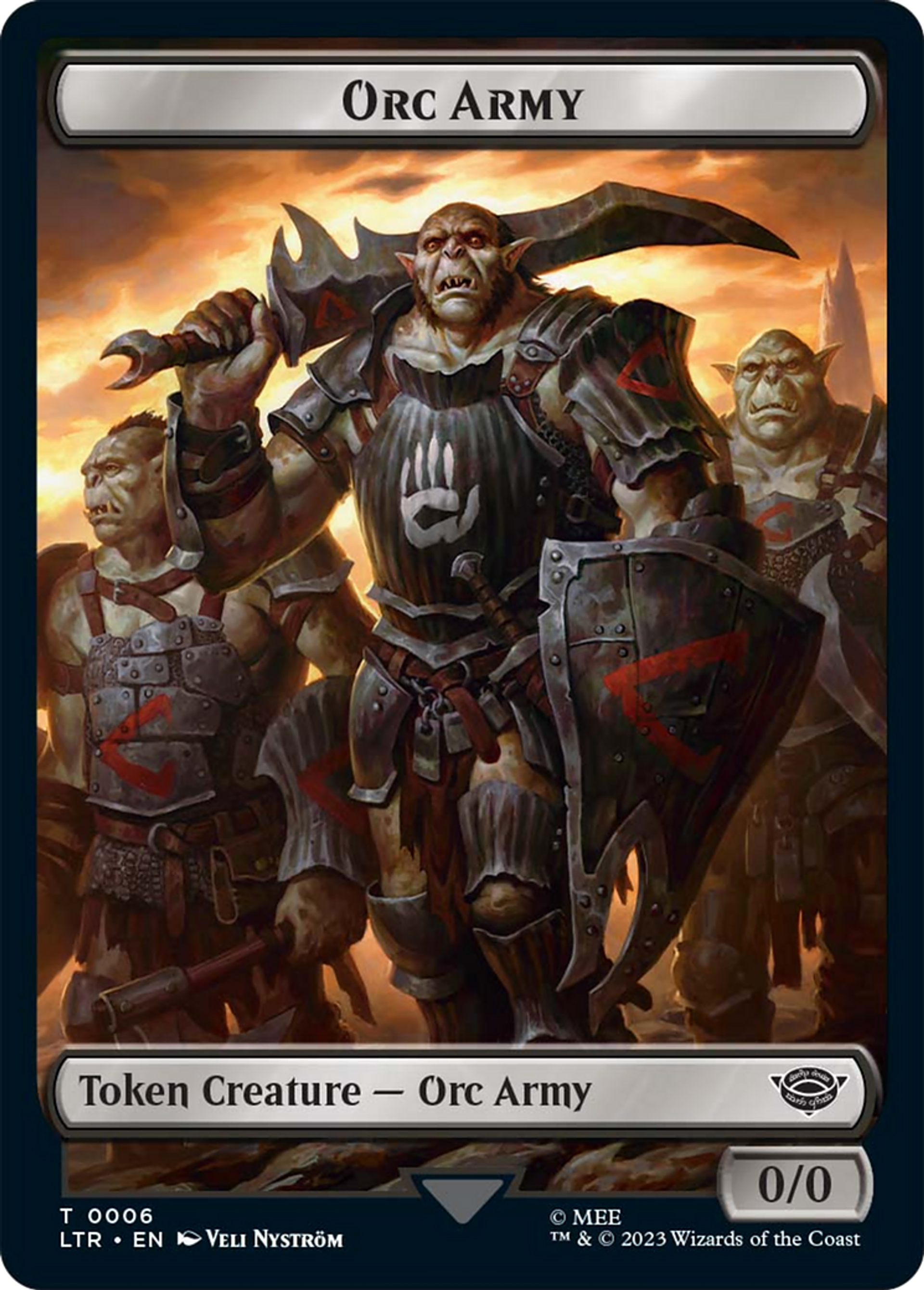 Orc Army — The Lord of the Rings: Tales of Middle-earth — Magic: The Gathering