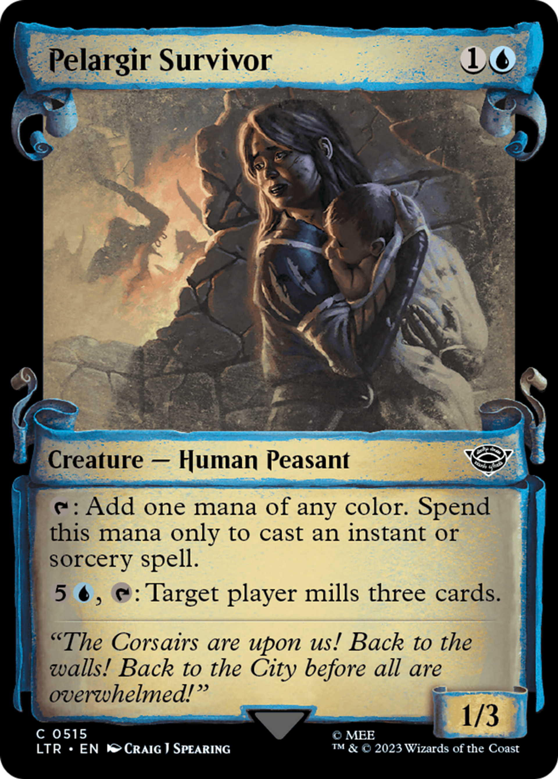 Pelargir Survivor — The Lord of the Rings: Tales of Middle-earth — Magic: The Gathering