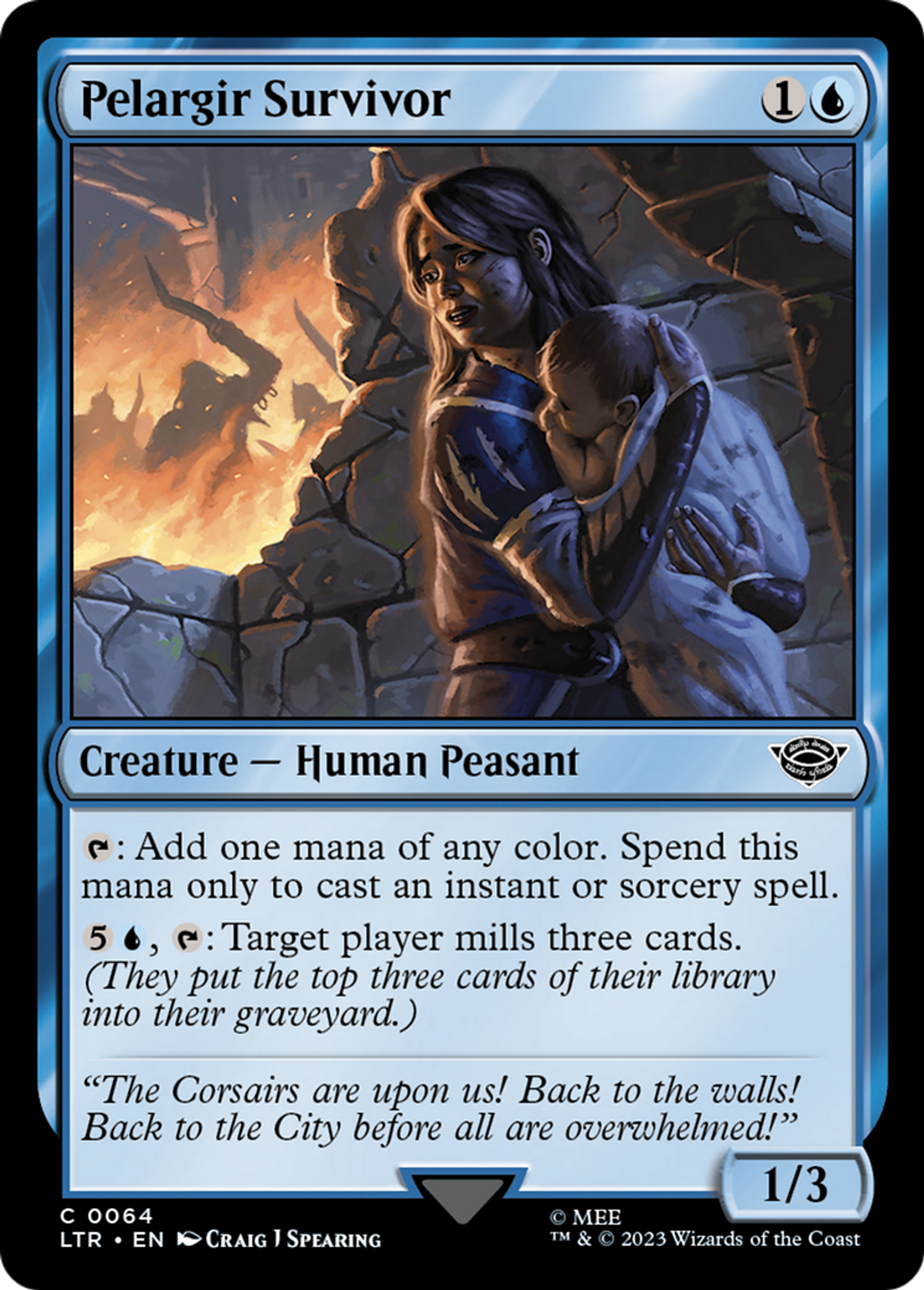 Pelargir Survivor — The Lord of the Rings: Tales of Middle-earth — Magic: The Gathering
