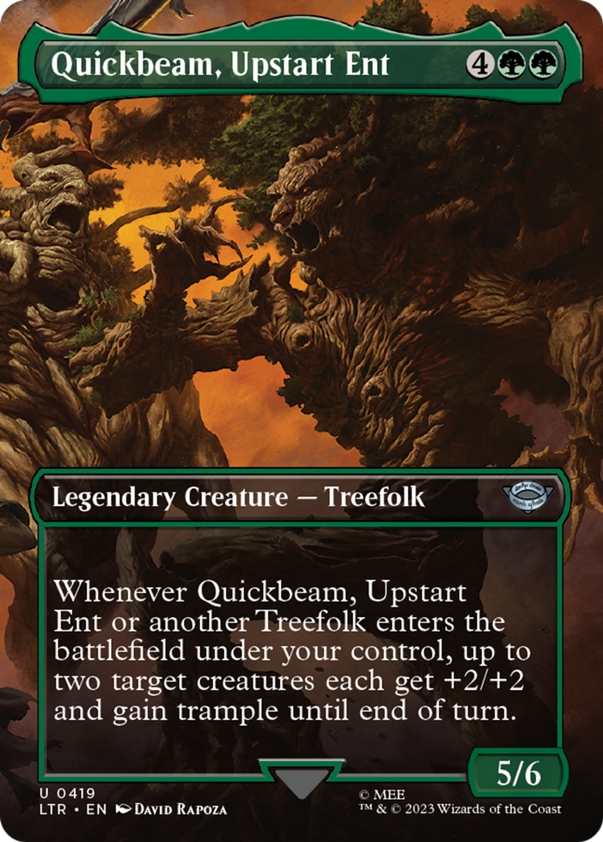 Quickbeam, Upstart Ent — The Lord of the Rings: Tales of Middle-earth — Magic: The Gathering