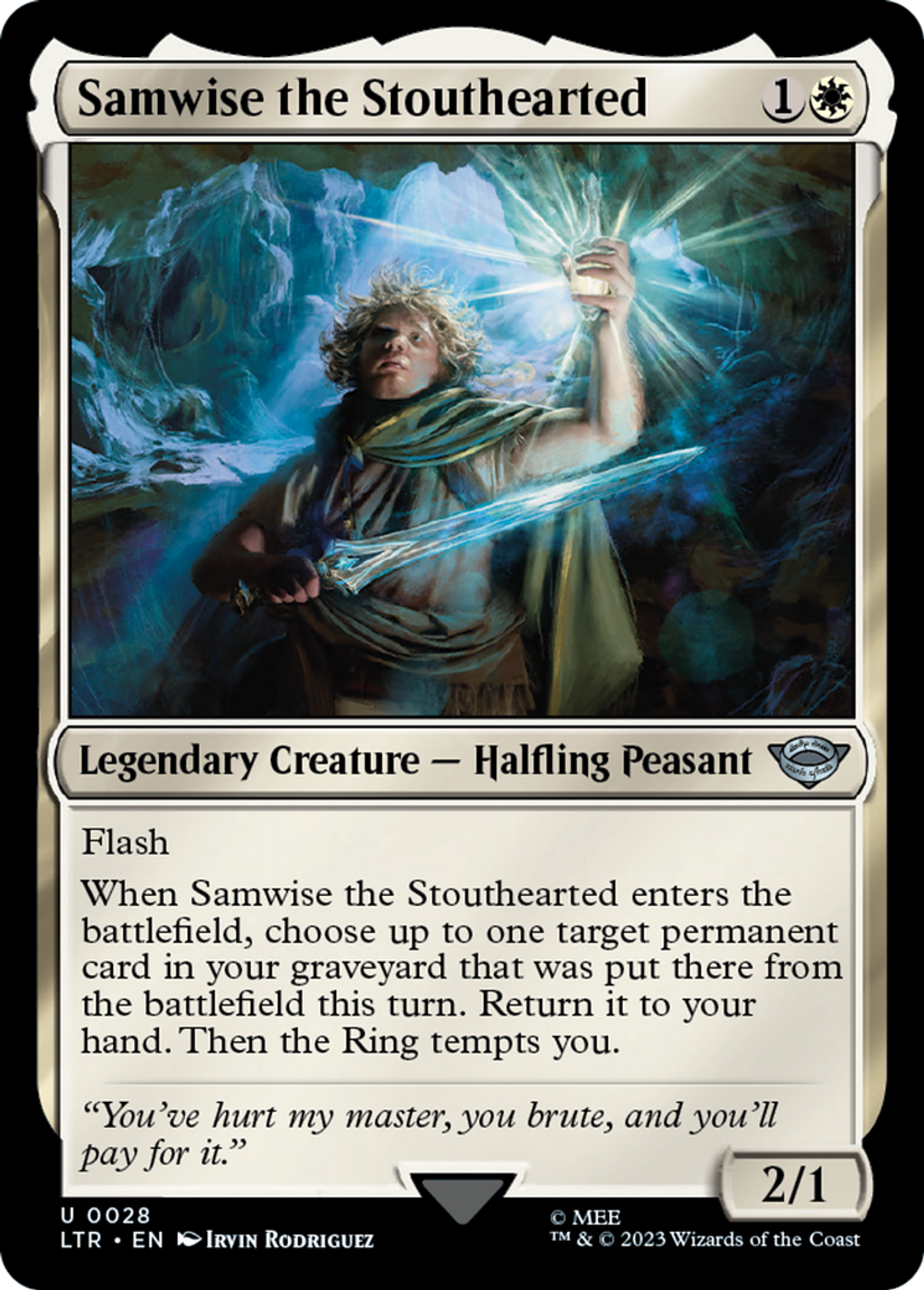 Samwise the Stouthearted — The Lord of the Rings: Tales of Middle-earth — Magic: The Gathering