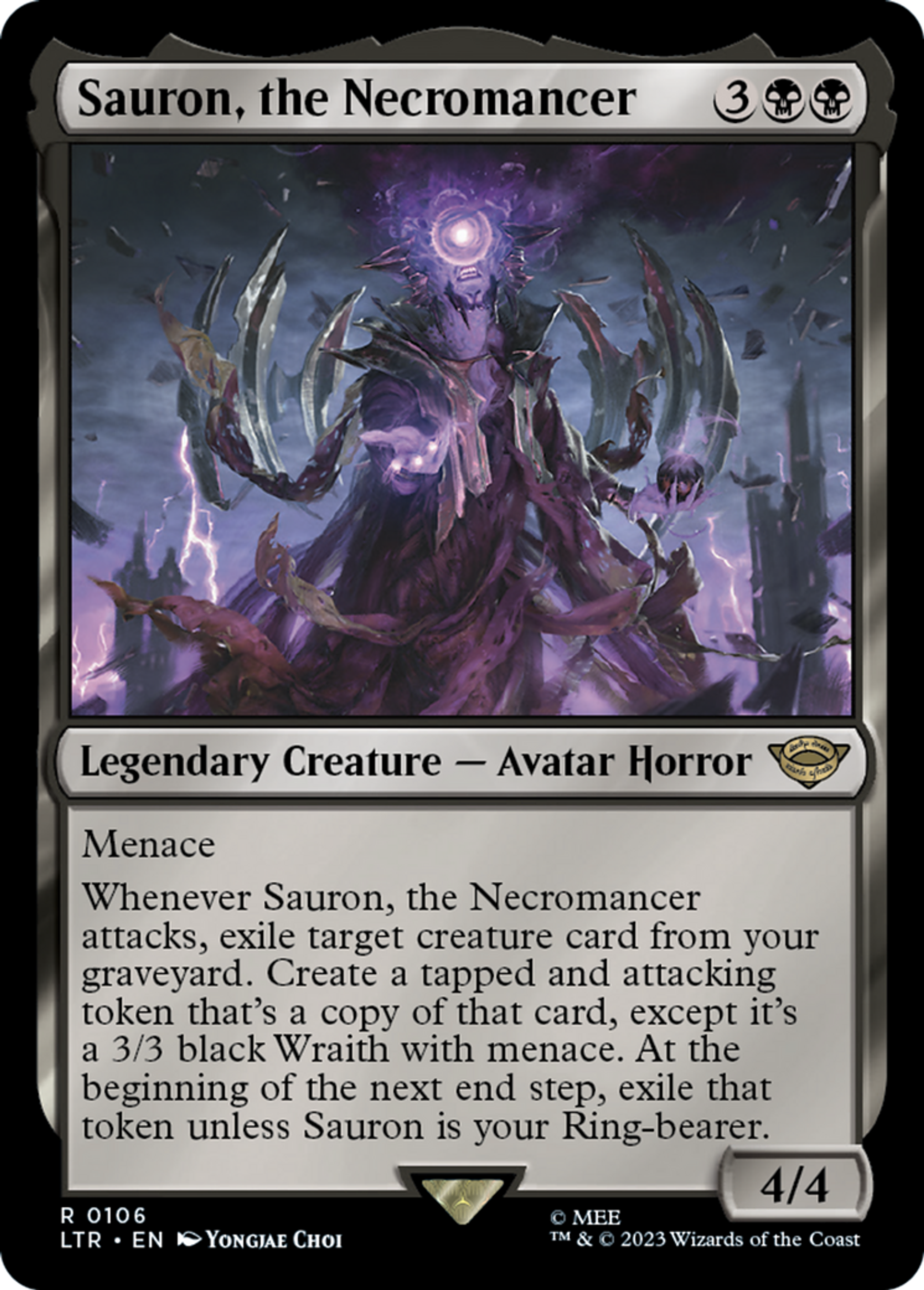 Sauron, the Necromancer — The Lord of the Rings: Tales of Middle-earth — Magic: The Gathering