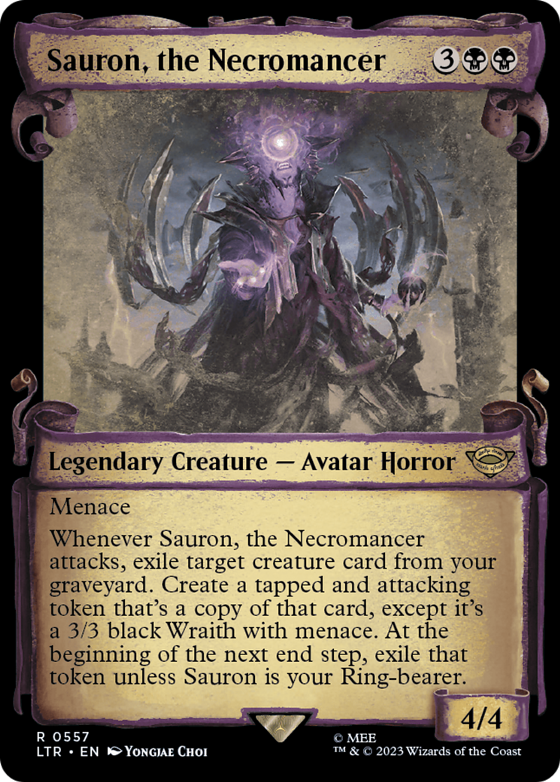 Sauron, the Necromancer — The Lord of the Rings: Tales of Middle-earth — Magic: The Gathering