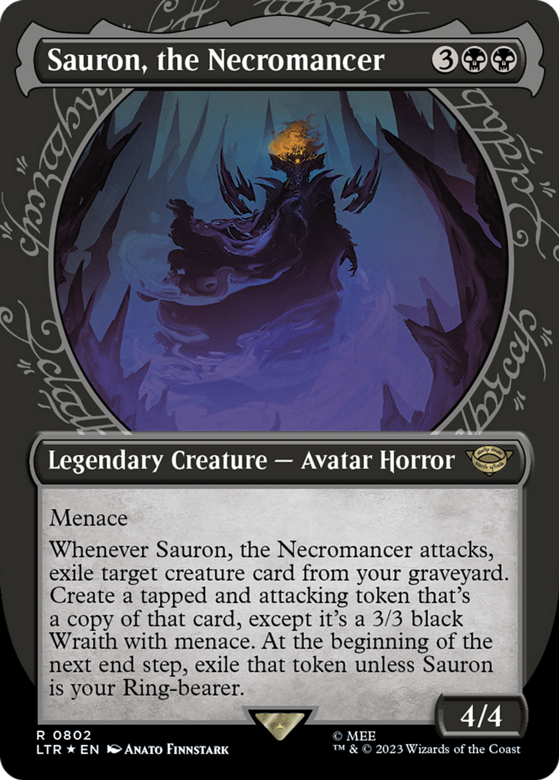 Sauron, the Necromancer — The Lord of the Rings: Tales of Middle-earth — Magic: The Gathering