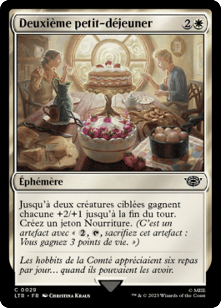 Deuxième petit-déjeuner — The Lord of the Rings: Tales of Middle-earth — Magic: The Gathering