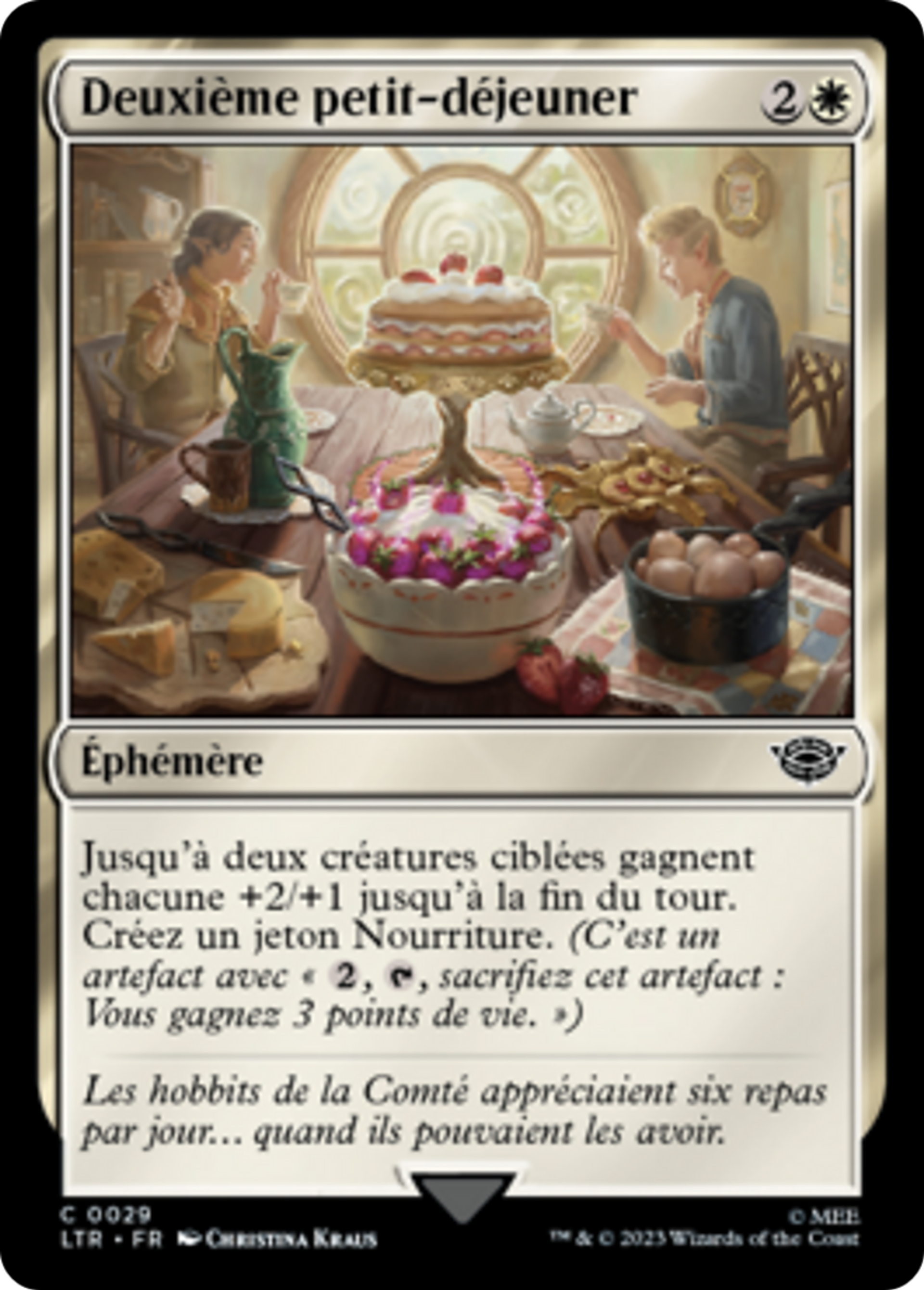 Deuxième petit-déjeuner — The Lord of the Rings: Tales of Middle-earth — Magic: The Gathering