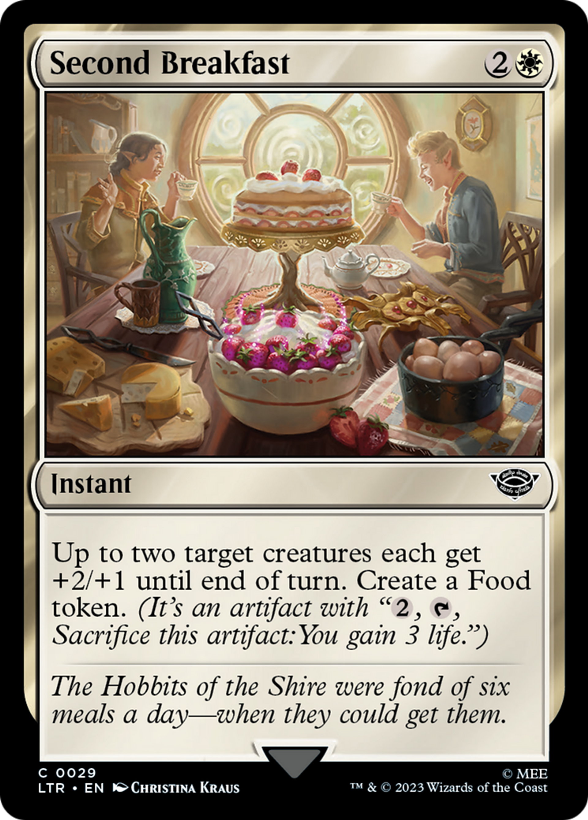 Deuxième petit-déjeuner — The Lord of the Rings: Tales of Middle-earth — Magic: The Gathering