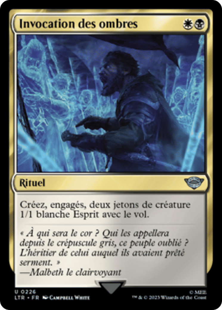 Invocation des ombres — The Lord of the Rings: Tales of Middle-earth — Magic: The Gathering