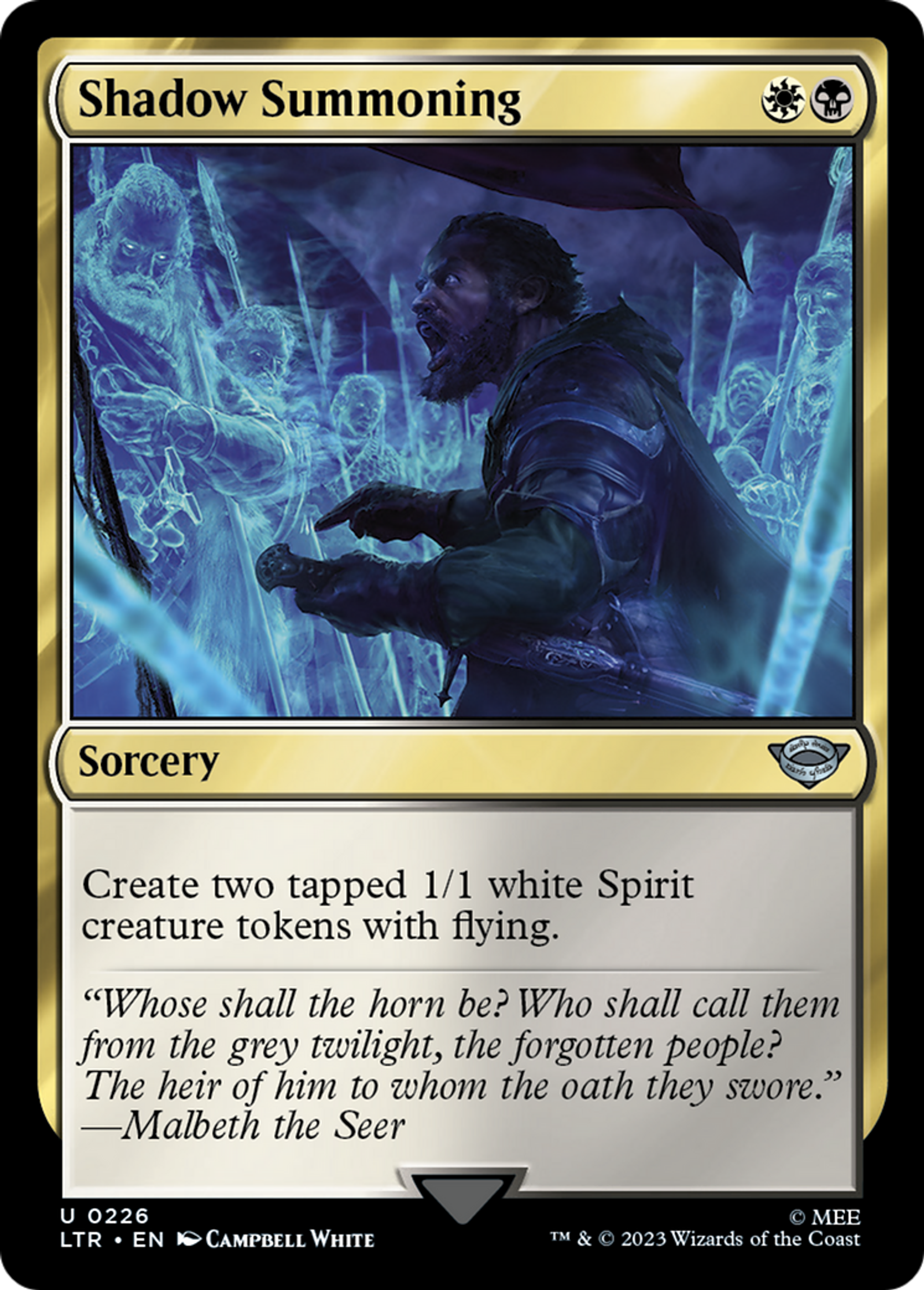 Shadow Summoning — The Lord of the Rings: Tales of Middle-earth — Magic: The Gathering