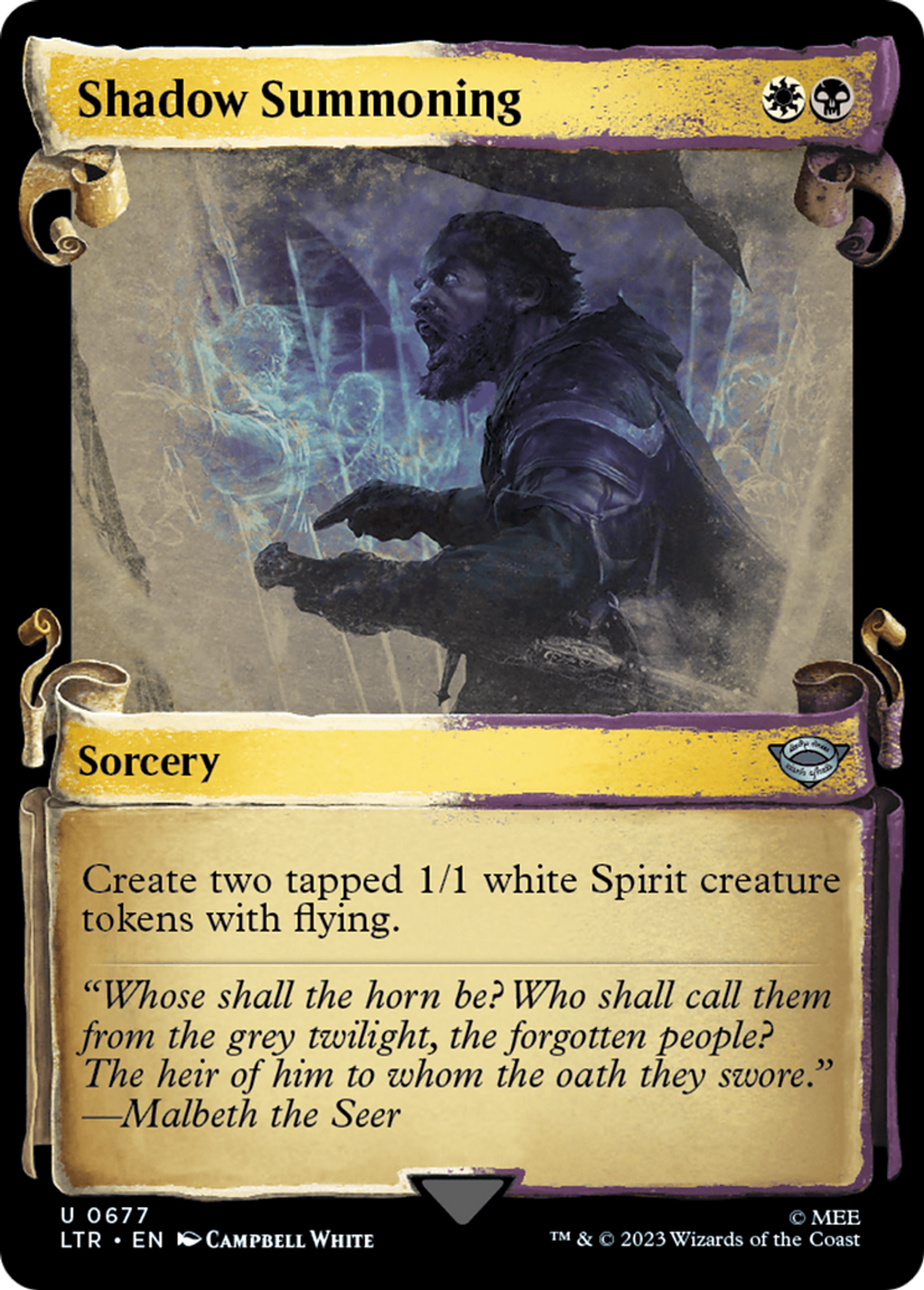 Shadow Summoning — The Lord of the Rings: Tales of Middle-earth — Magic: The Gathering