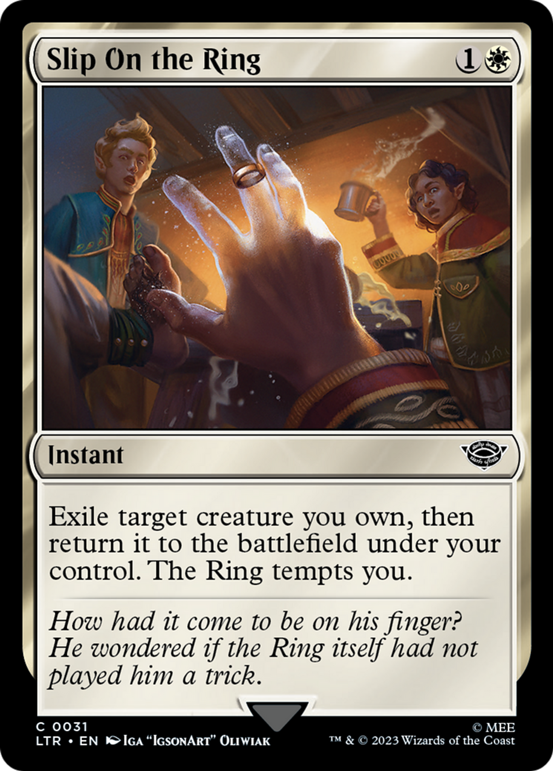 Slip On the Ring — The Lord of the Rings: Tales of Middle-earth — Magic: The Gathering