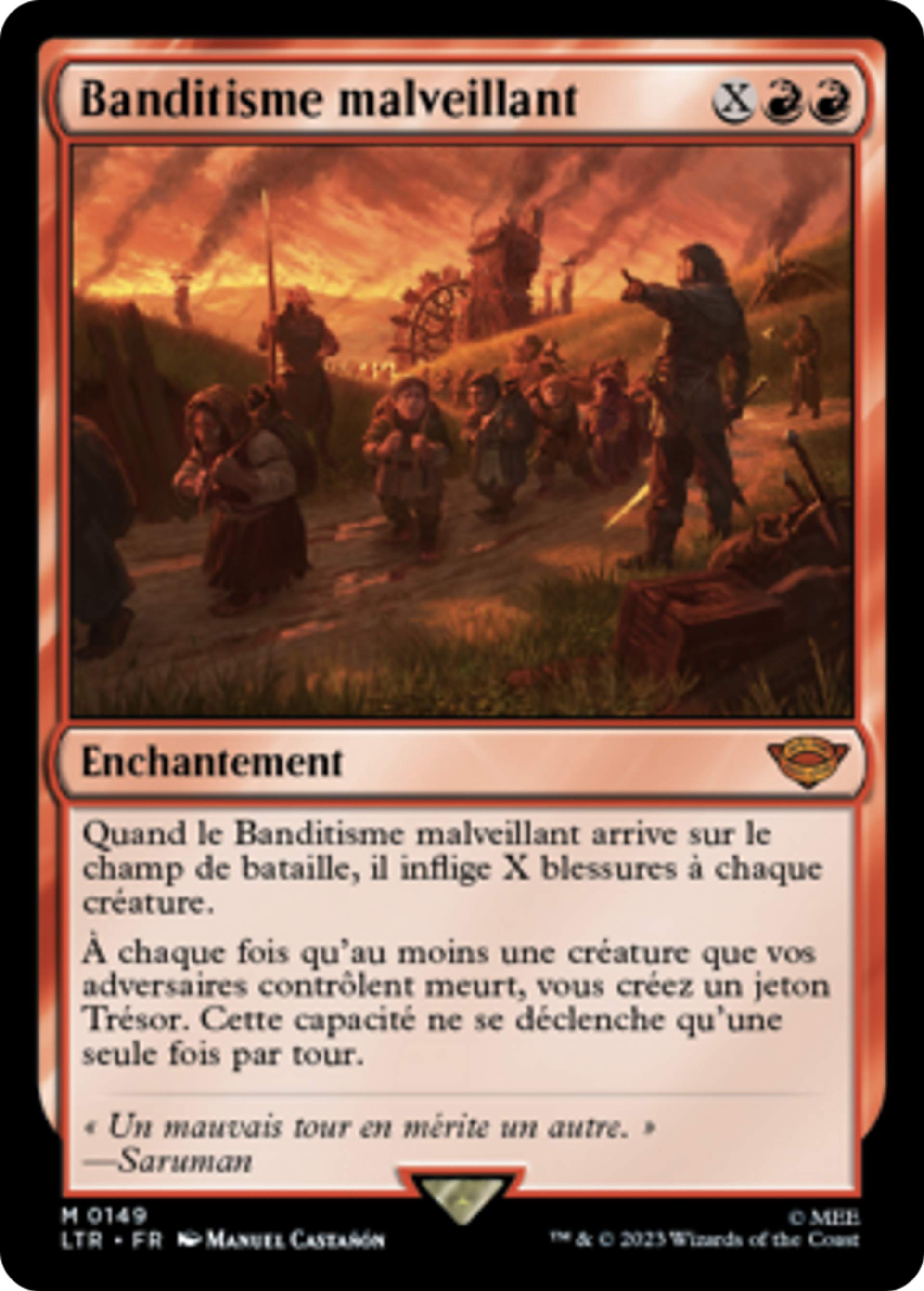 Banditisme malveillant — The Lord of the Rings: Tales of Middle-earth — Magic: The Gathering