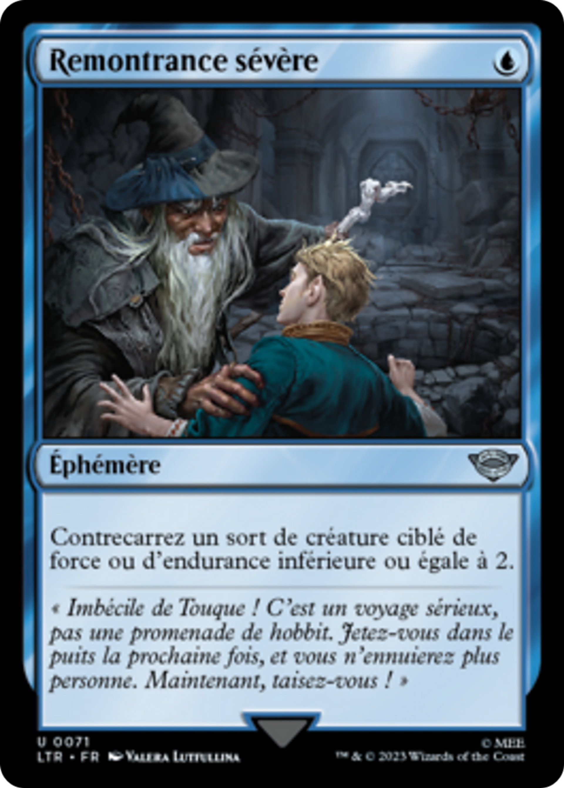 Remontrance sévère — The Lord of the Rings: Tales of Middle-earth — Magic: The Gathering
