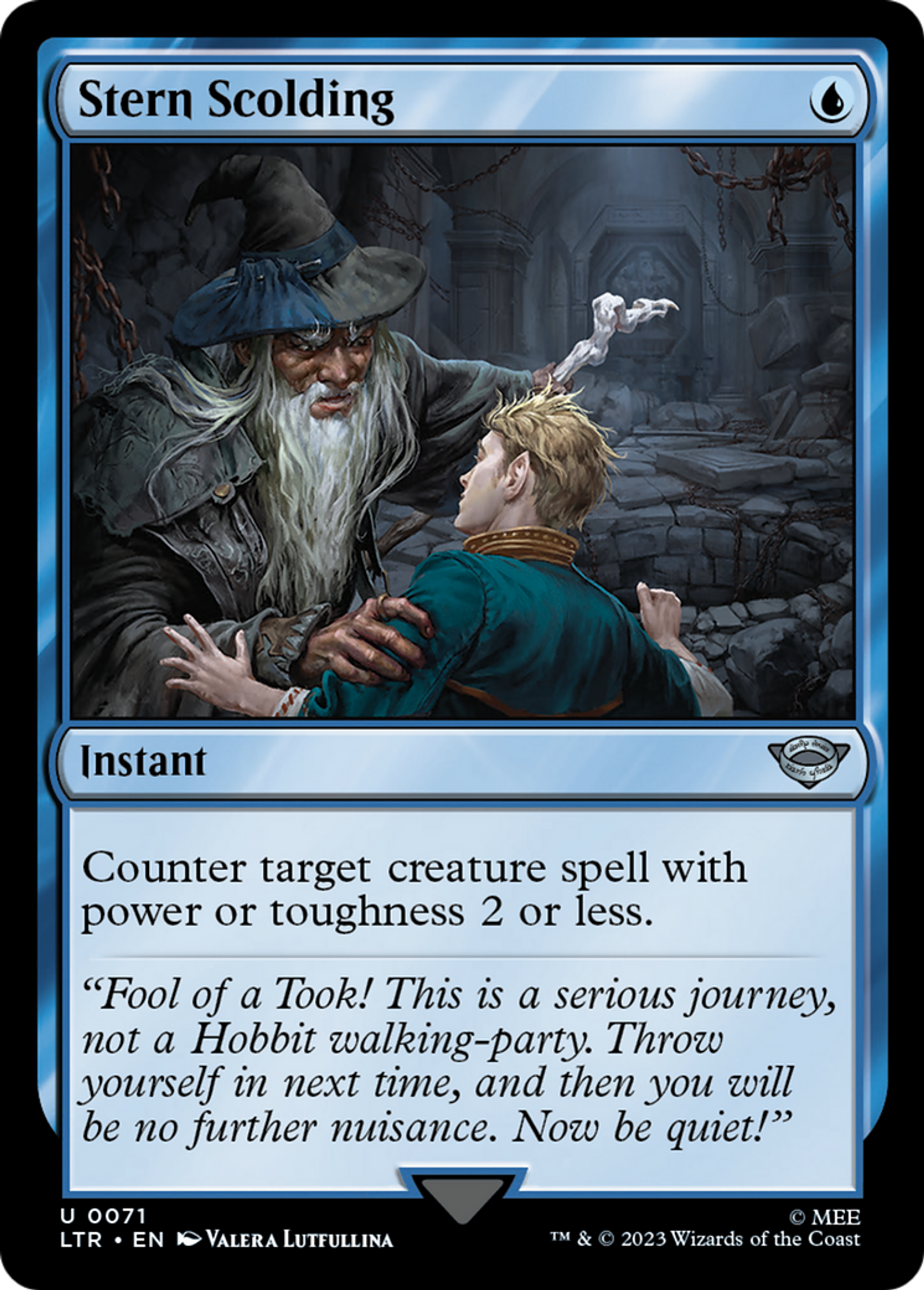 Stern Scolding — The Lord of the Rings: Tales of Middle-earth — Magic: The Gathering