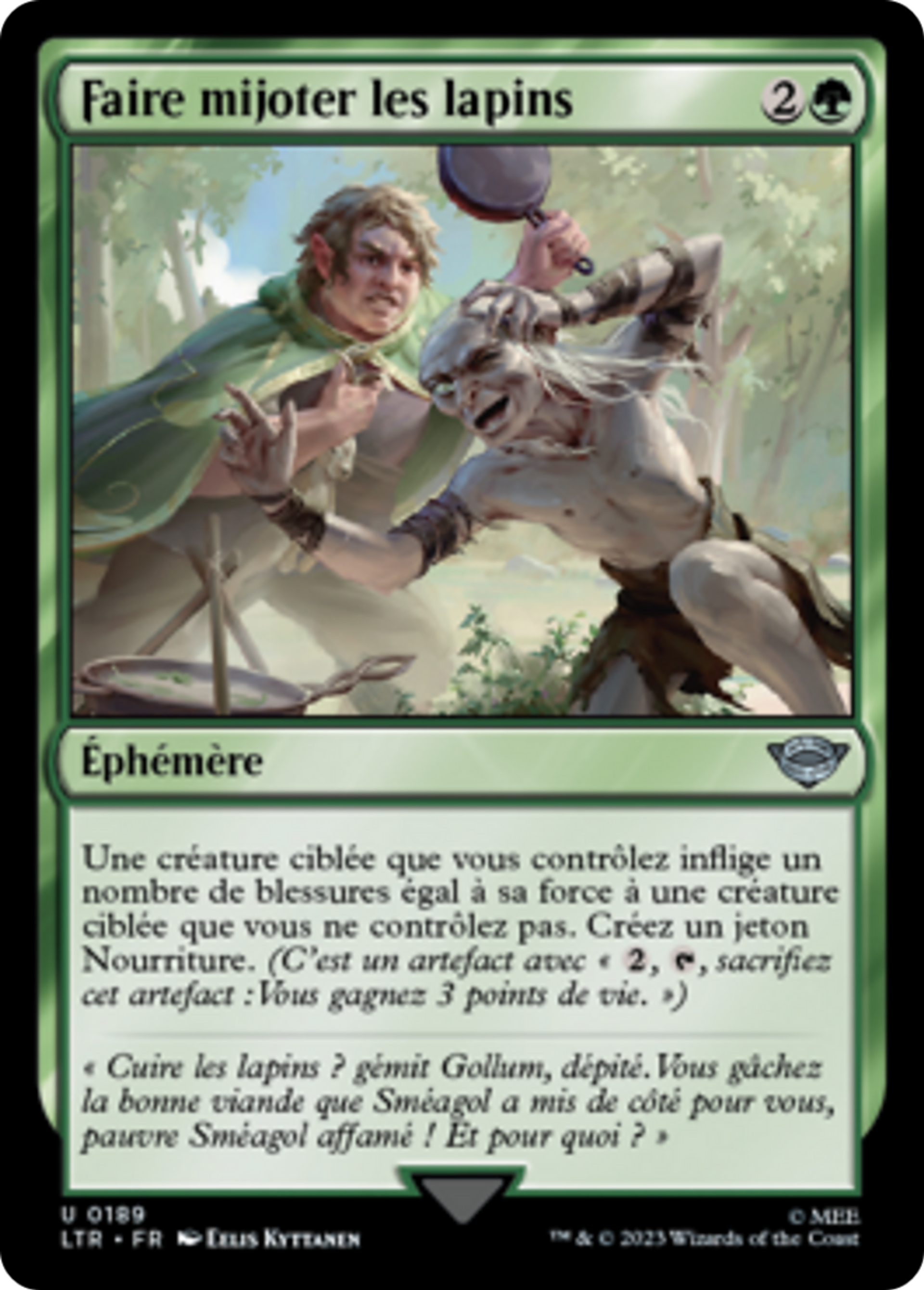 Faire mijoter les lapins — The Lord of the Rings: Tales of Middle-earth — Magic: The Gathering