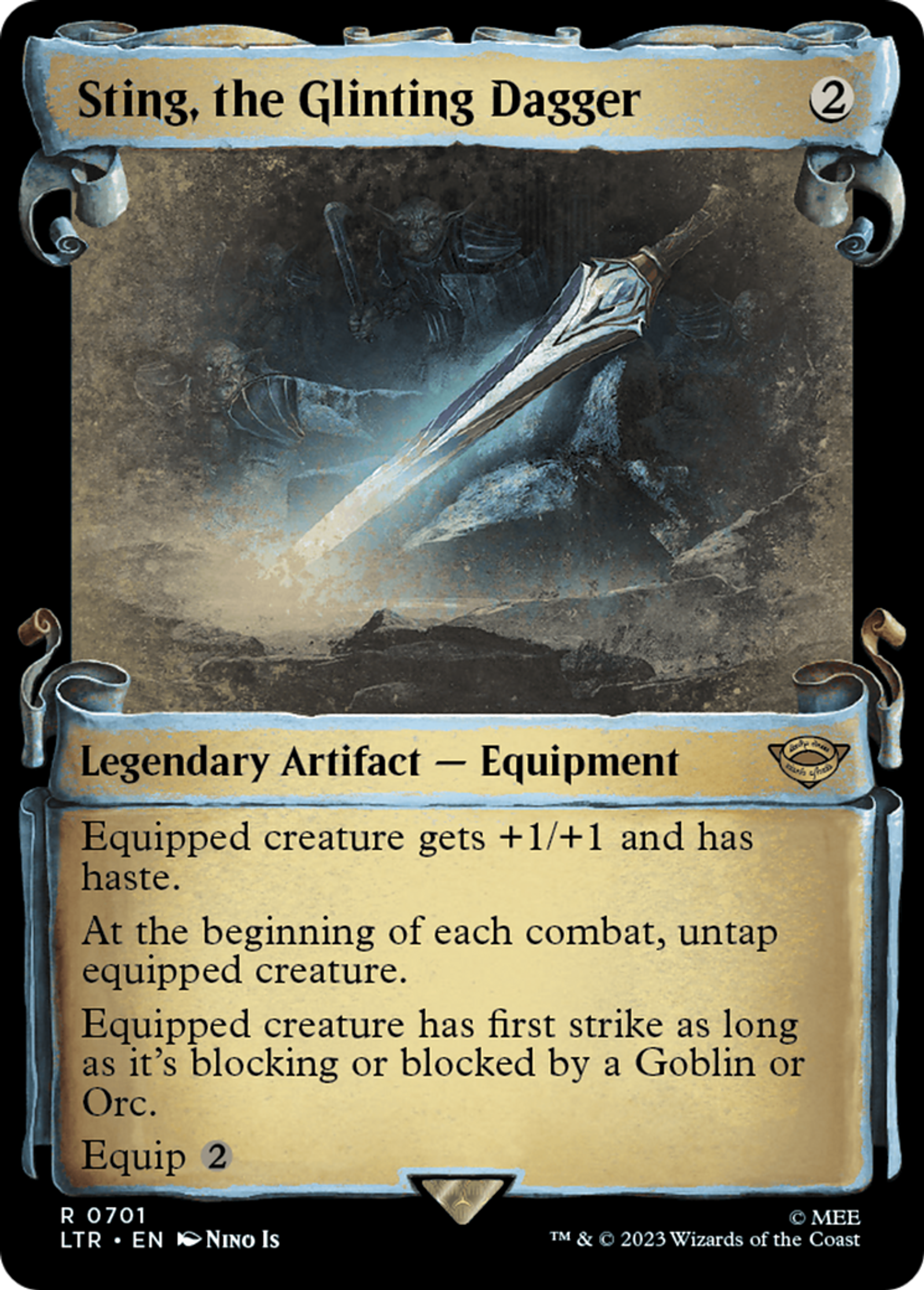 Sting, the Glinting Dagger — The Lord of the Rings: Tales of Middle-earth — Magic: The Gathering