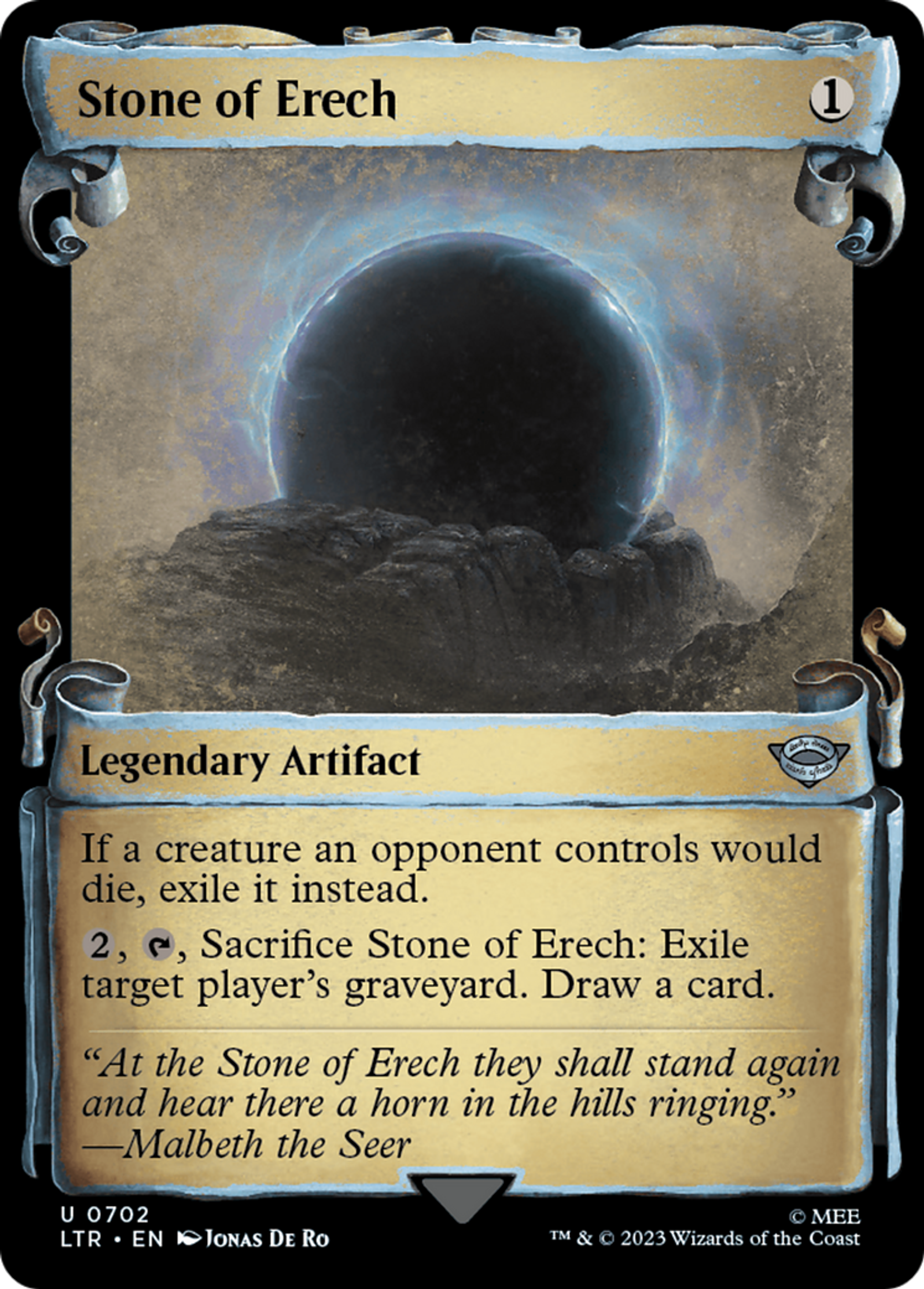 Stone of Erech — The Lord of the Rings: Tales of Middle-earth — Magic: The Gathering