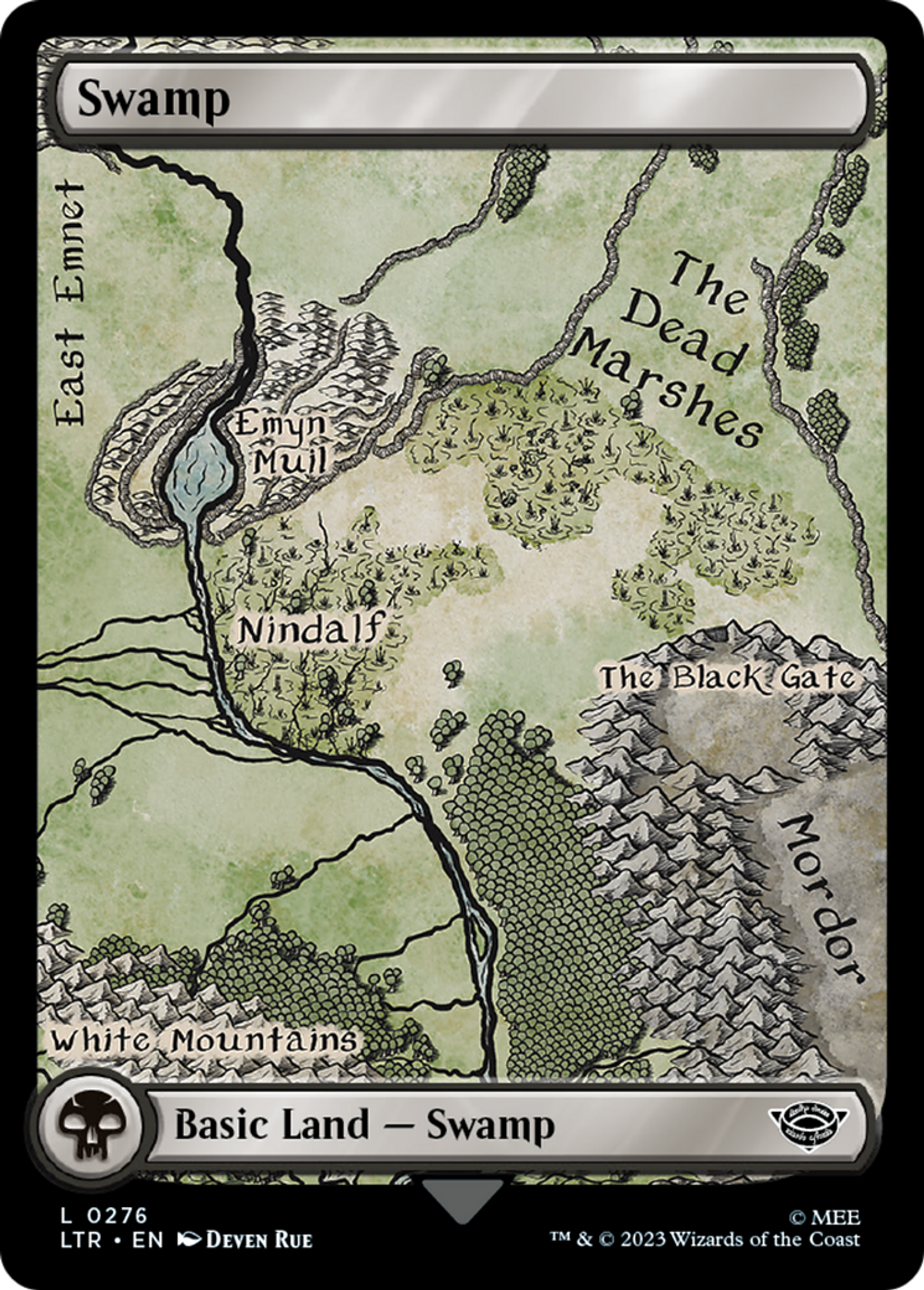 Swamp — The Lord of the Rings: Tales of Middle-earth — Magic: The Gathering