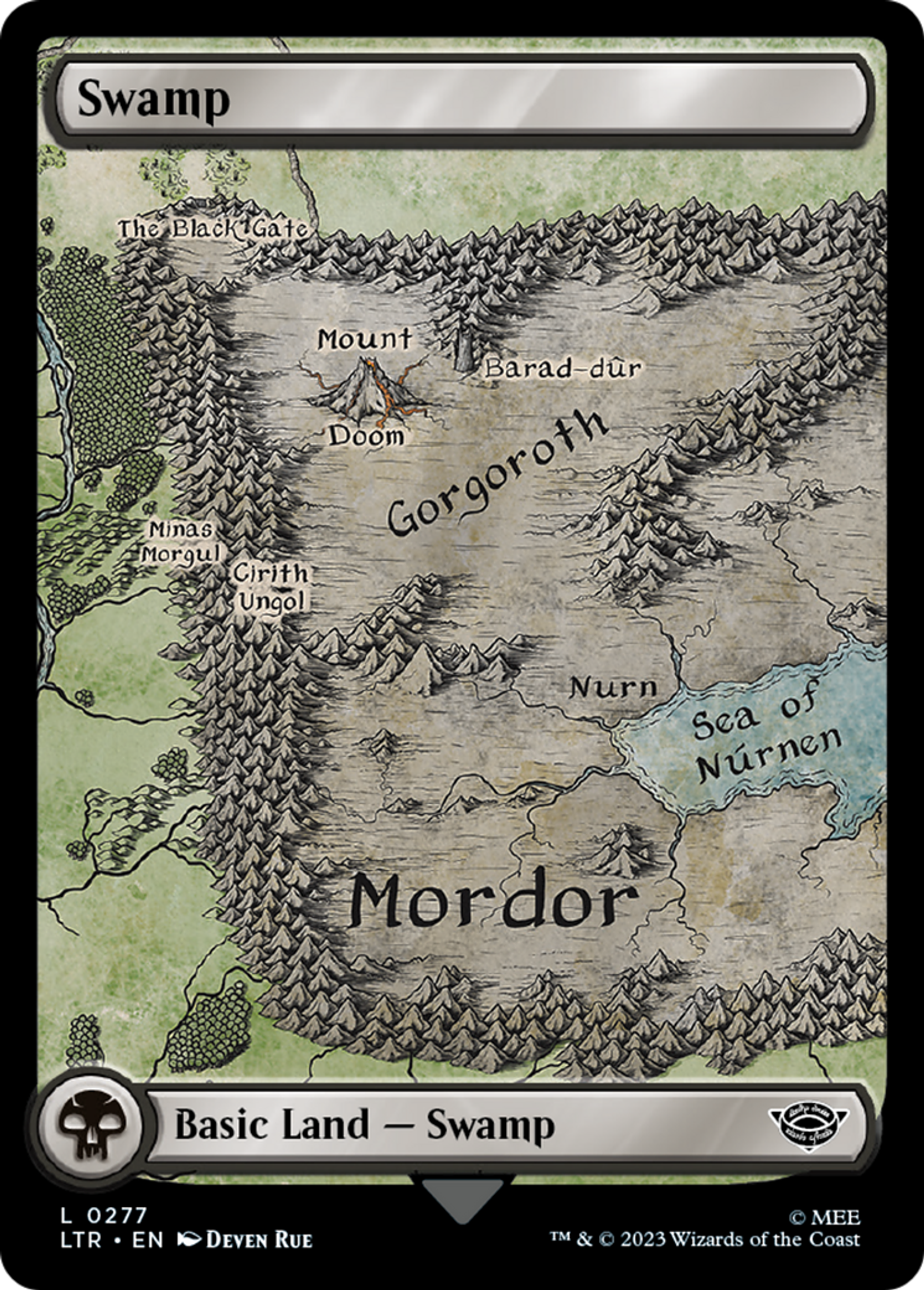 Swamp — The Lord of the Rings: Tales of Middle-earth — Magic: The Gathering