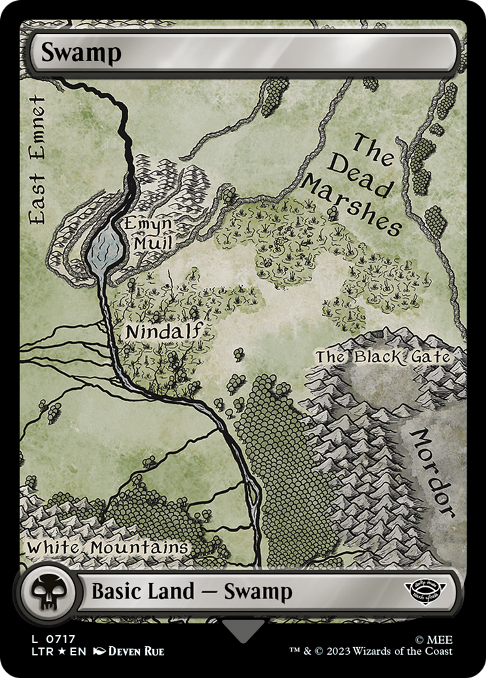 Swamp — The Lord of the Rings: Tales of Middle-earth — Magic: The Gathering