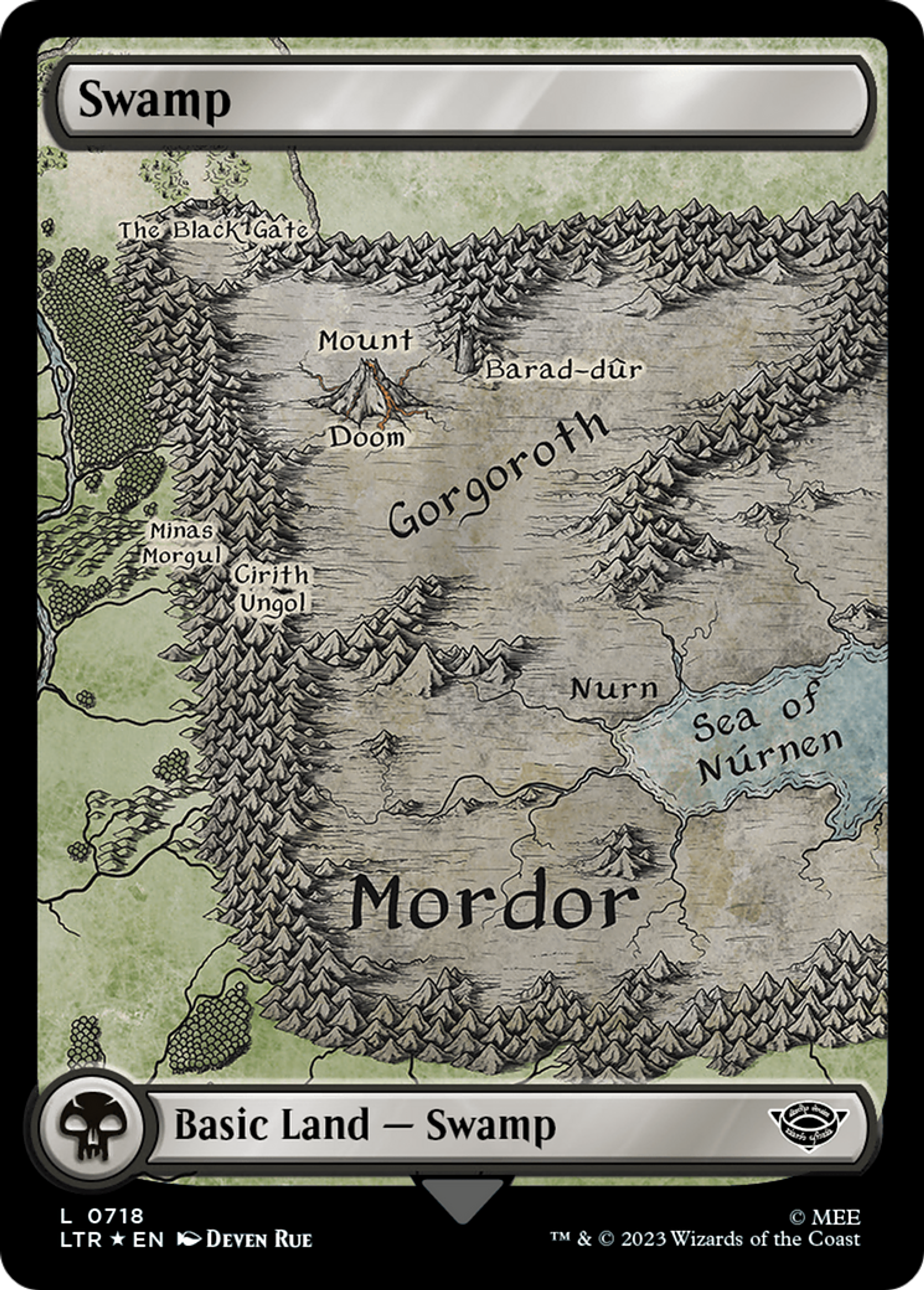 Swamp — The Lord of the Rings: Tales of Middle-earth — Magic: The Gathering