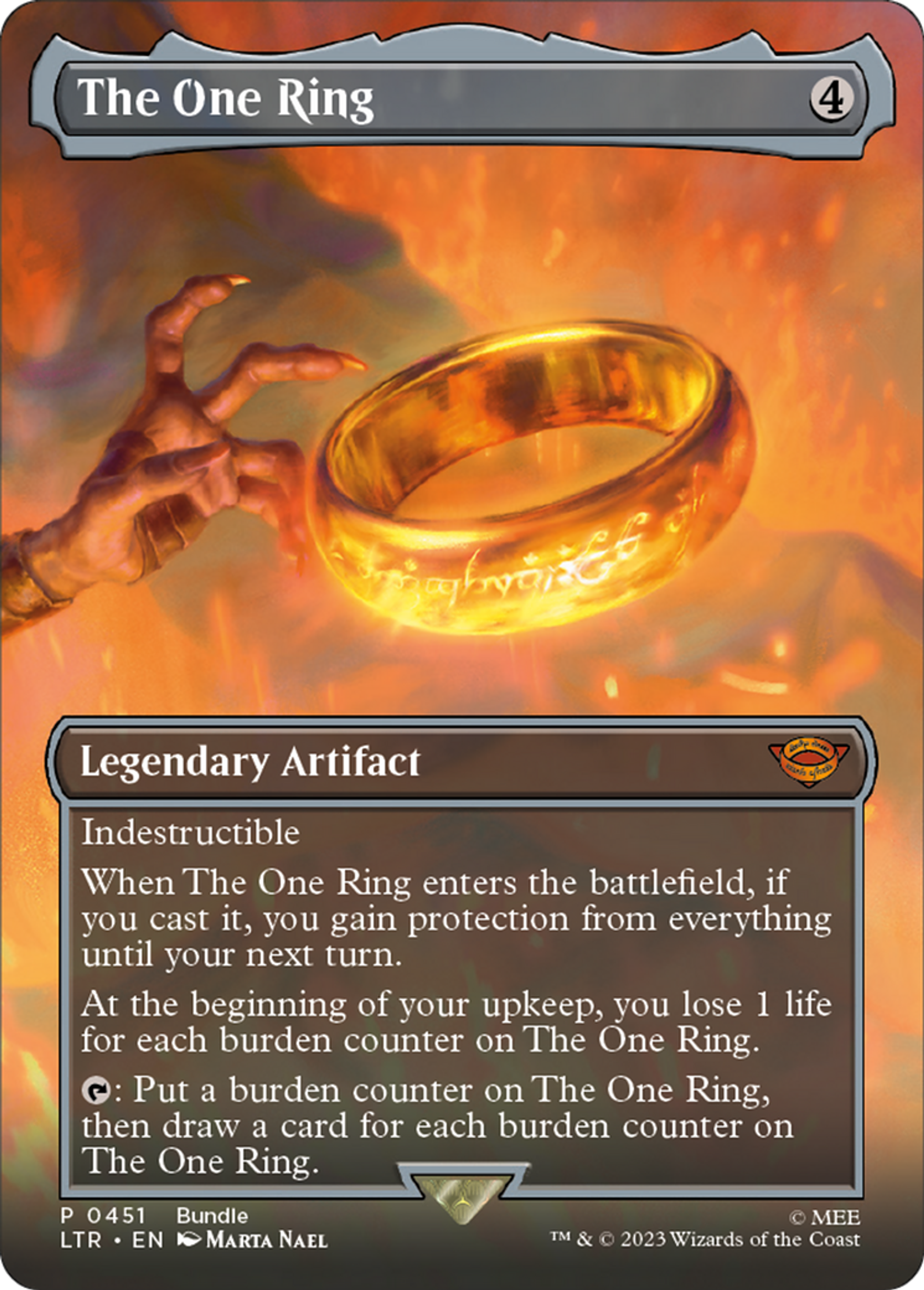 The One Ring — The Lord of the Rings: Tales of Middle-earth — Magic: The Gathering