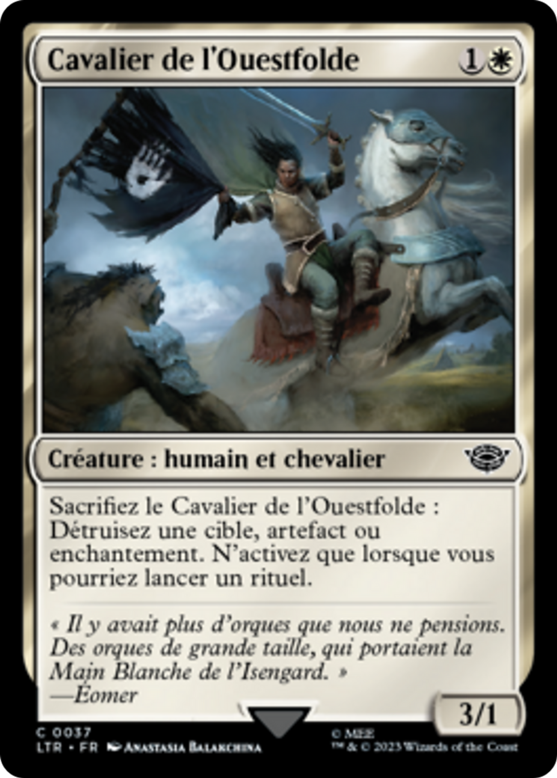 Cavalier de l'Ouestfolde — The Lord of the Rings: Tales of Middle-earth — Magic: The Gathering