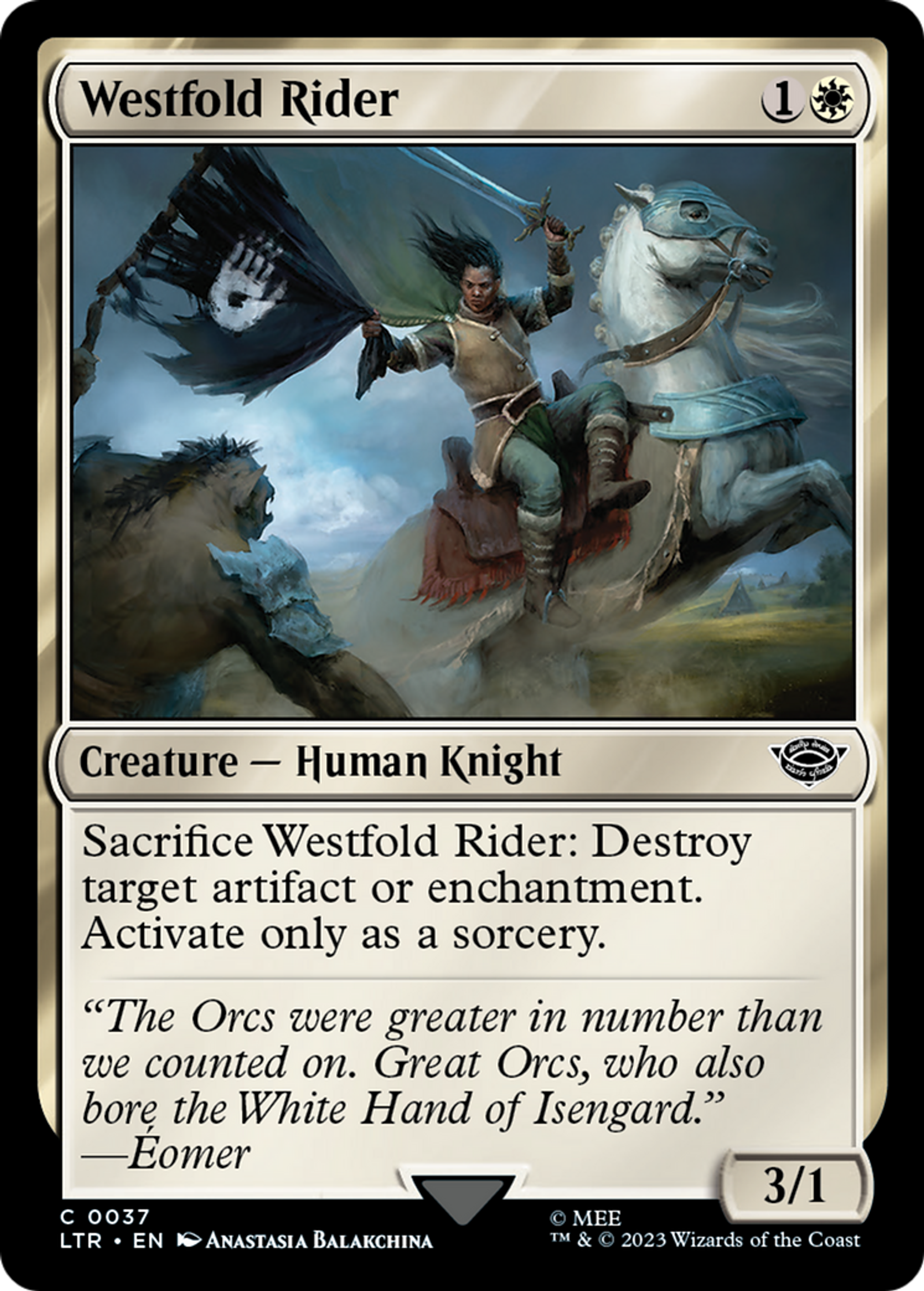 Westfold Rider — The Lord of the Rings: Tales of Middle-earth — Magic: The Gathering
