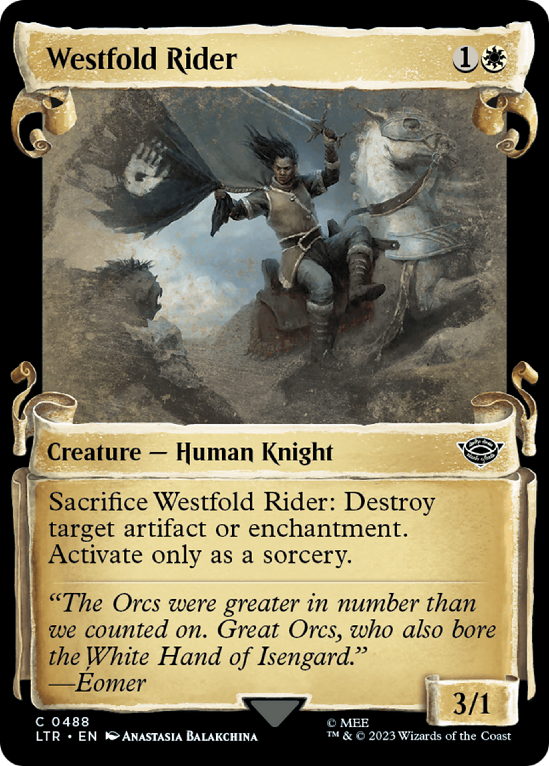 Westfold Rider — The Lord of the Rings: Tales of Middle-earth — Magic: The Gathering