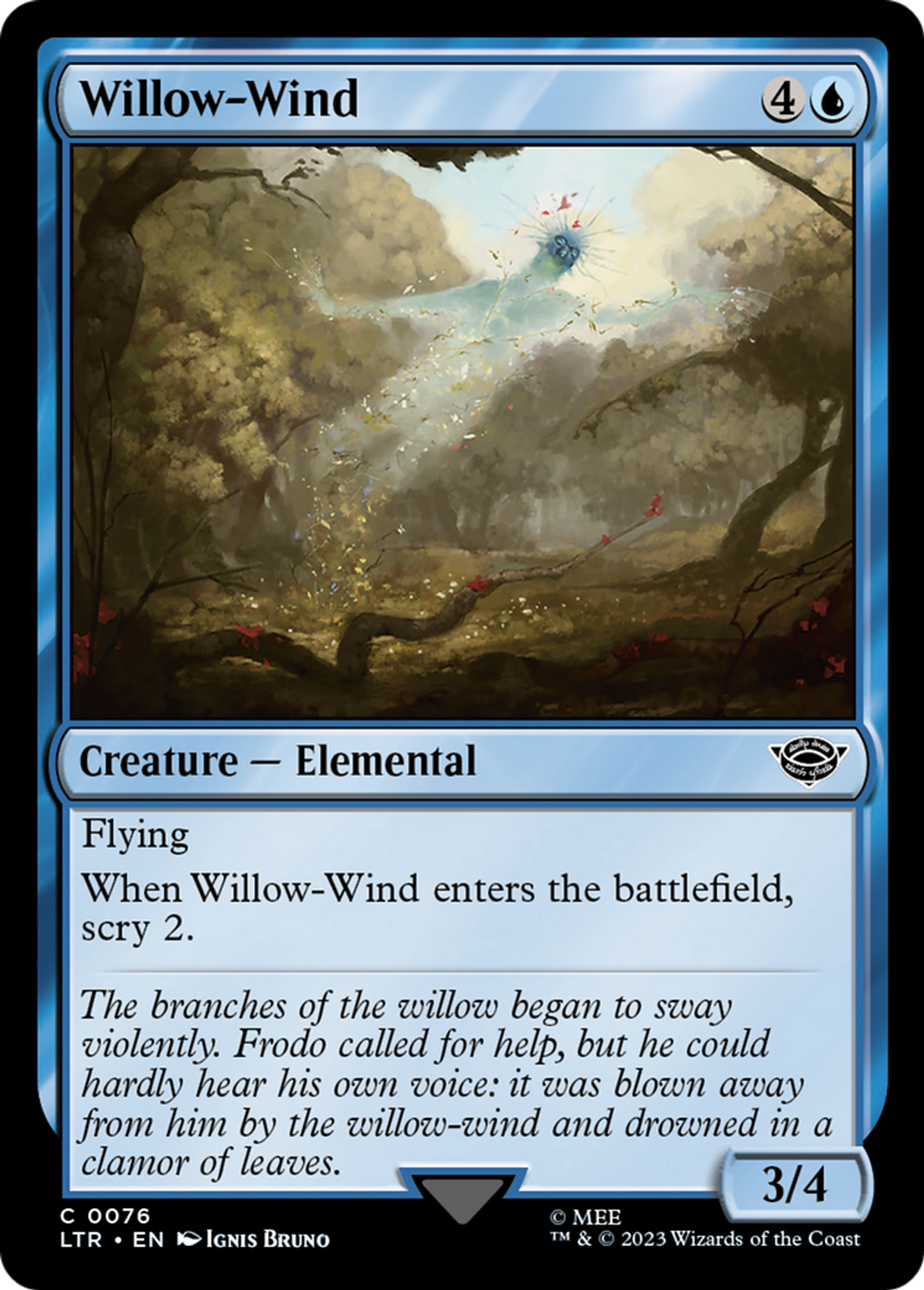 Willow-Wind — The Lord of the Rings: Tales of Middle-earth — Magic: The Gathering