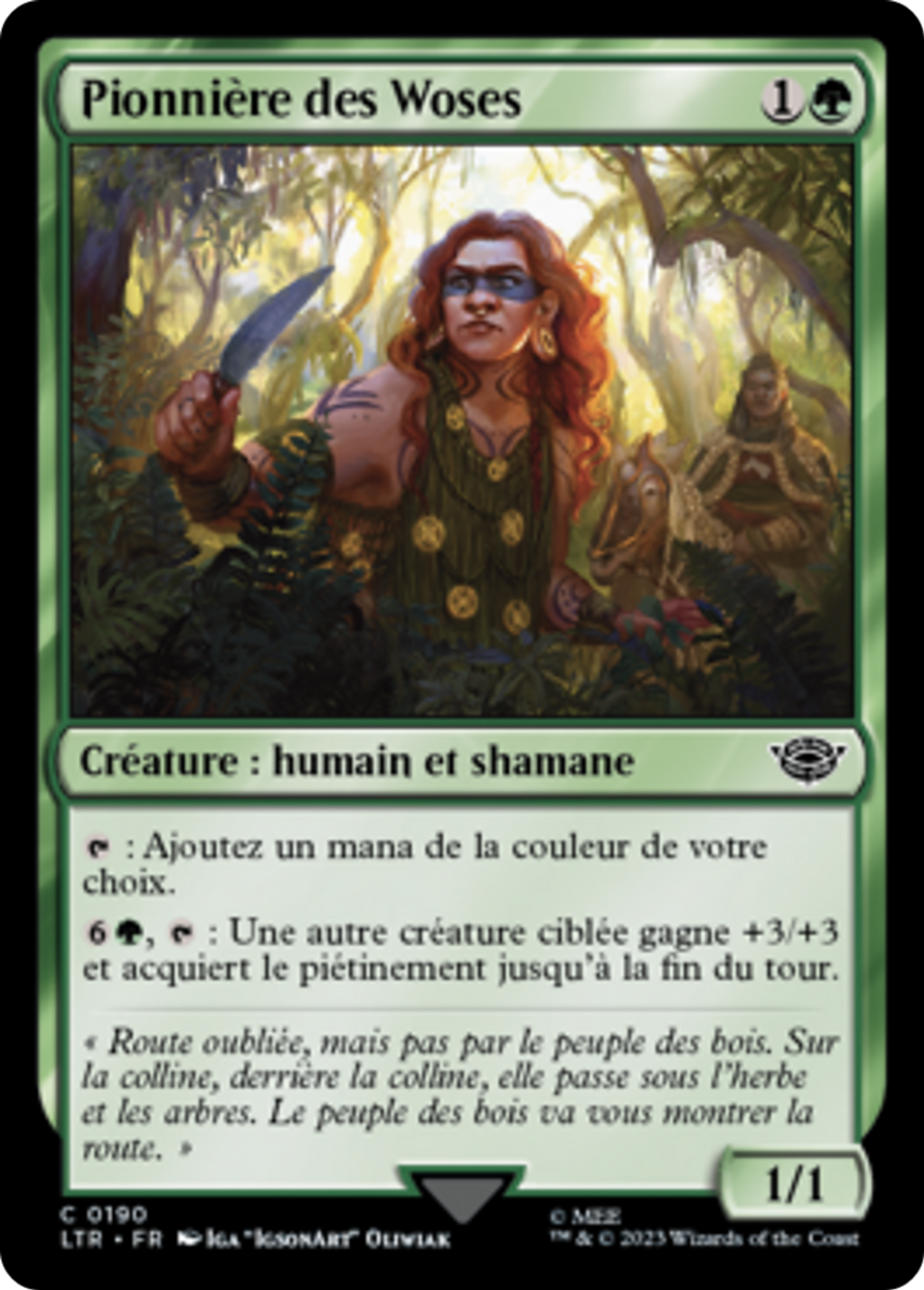 Pionnière des Woses — The Lord of the Rings: Tales of Middle-earth — Magic: The Gathering